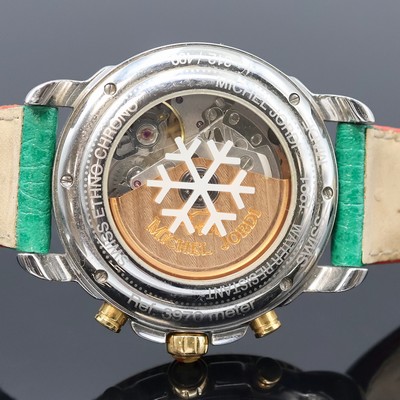 27048075f - MICHEL JORDI auf 499 Stück limitierter Armbandchronograph Referenz 3970, Schweiz um ...