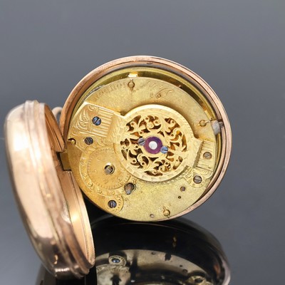 27048081b - PRIOR London vergoldete Spindeltaschenuhr, um 1820, Schlüsselaufzug, glattes Geh., ...