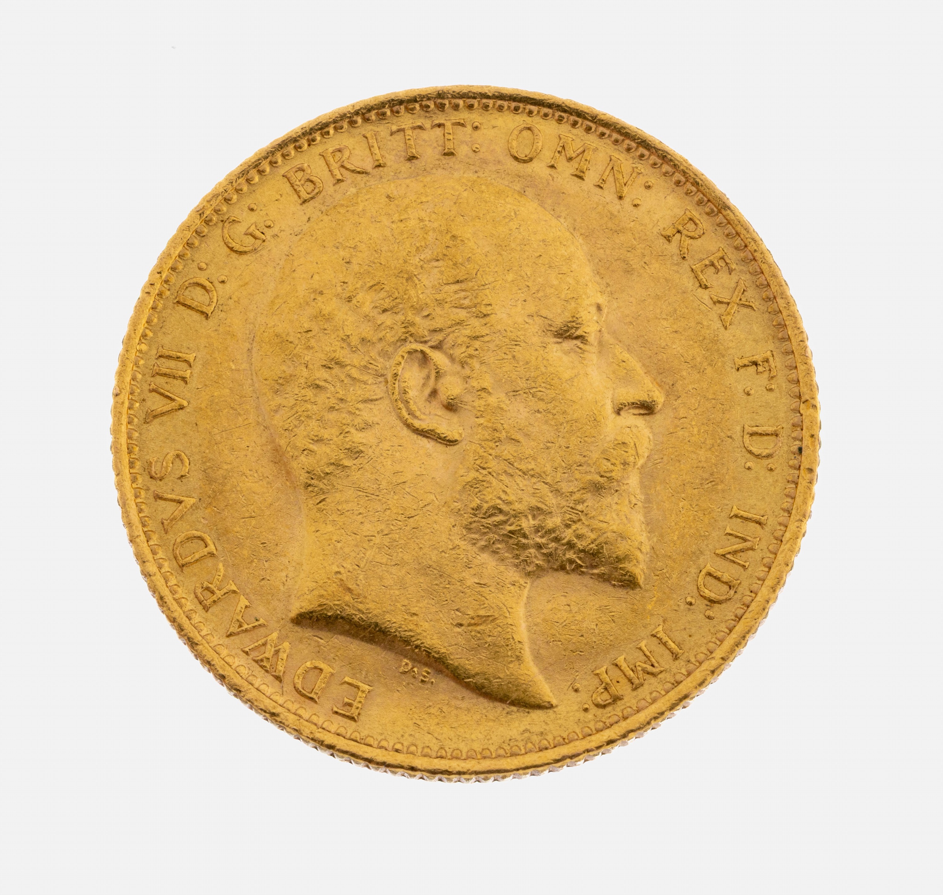 Image 27048104 - Goldmünze, Sovereign, England 1903, Edward VII., RV: Heiliger Georg hoch zu Ross im ...