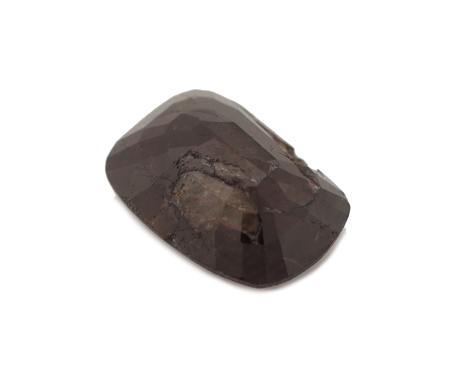 Detail b: Loser Painit, 3.638 ct, 10.56 x 7.47 x 4.67 mm, Ausbruch, Herkunft Myanmar, Cushion Cut, AGL -Expertise anbei, Wertgutachten über 11800EUR anbei