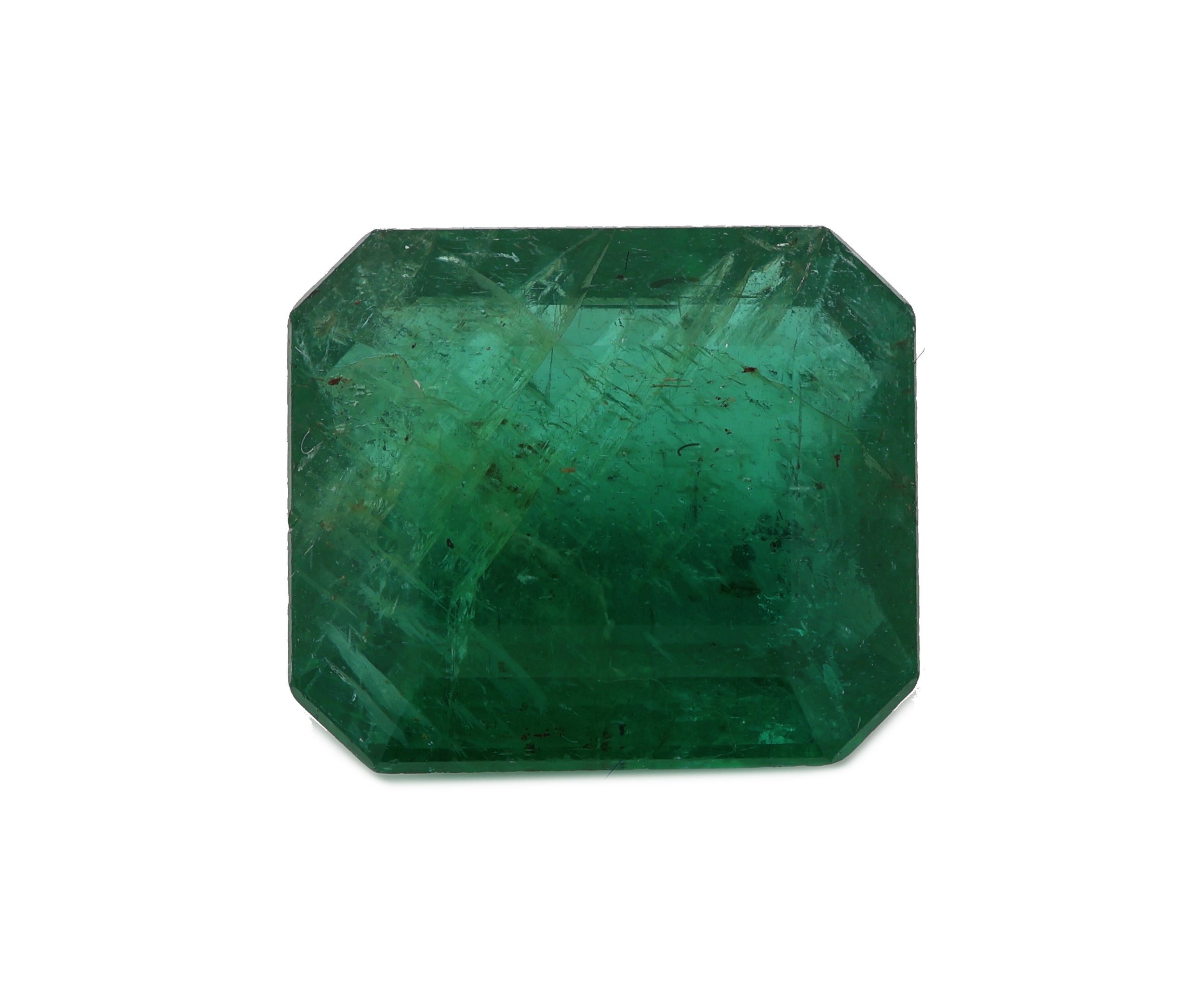 Image 27048131 - Loser Smaragd, 11.63 ct, oktagonaler Treppenschliff, 15.6 x 13.6 x 6.9 mm, ...
