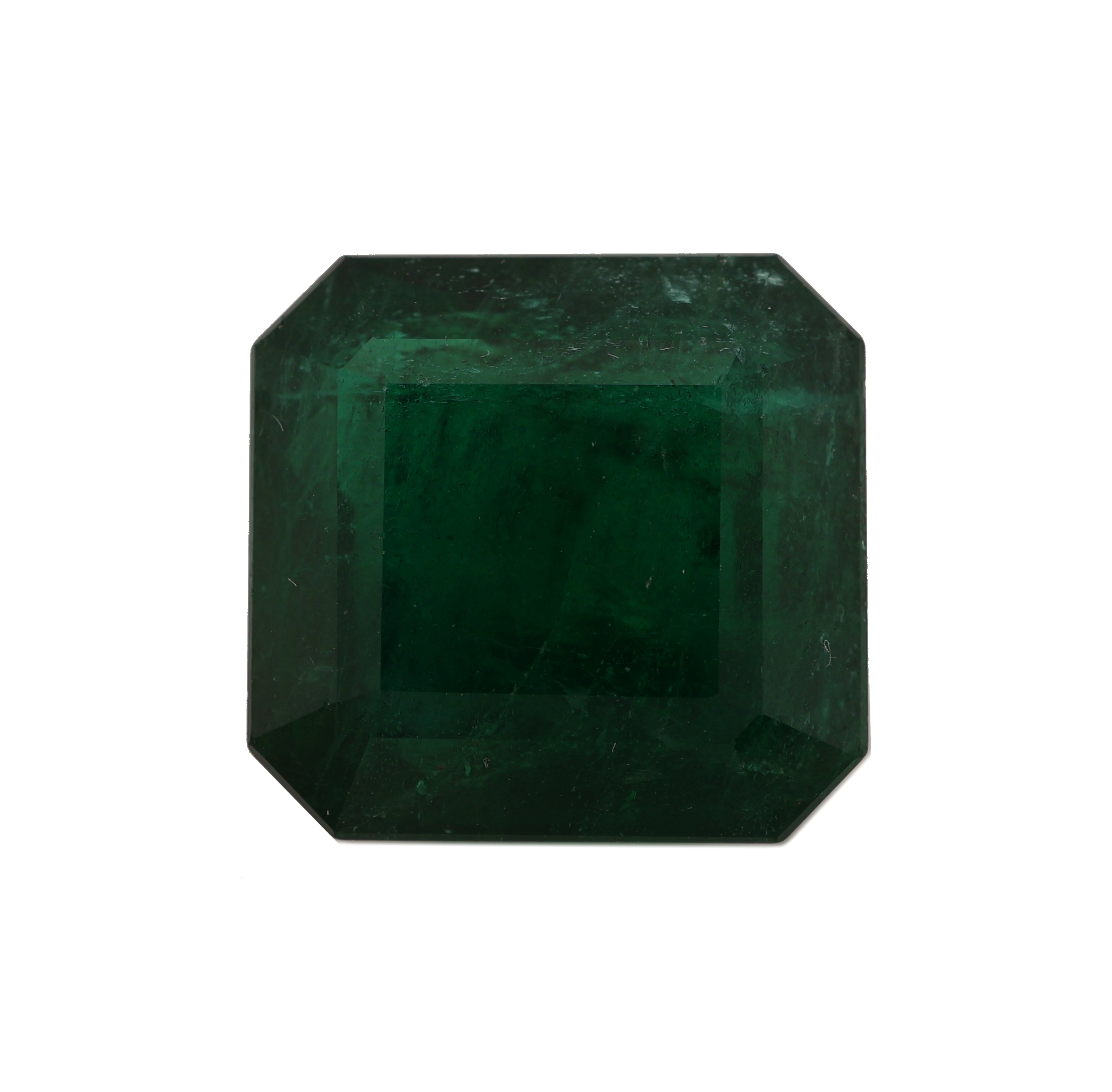 Image 27048135 - Loser Smaragd, 14.54 ct, 13.8 x 14.4 x 9.3 mm, oktagonaler Treppenschliff, Herkunft ...