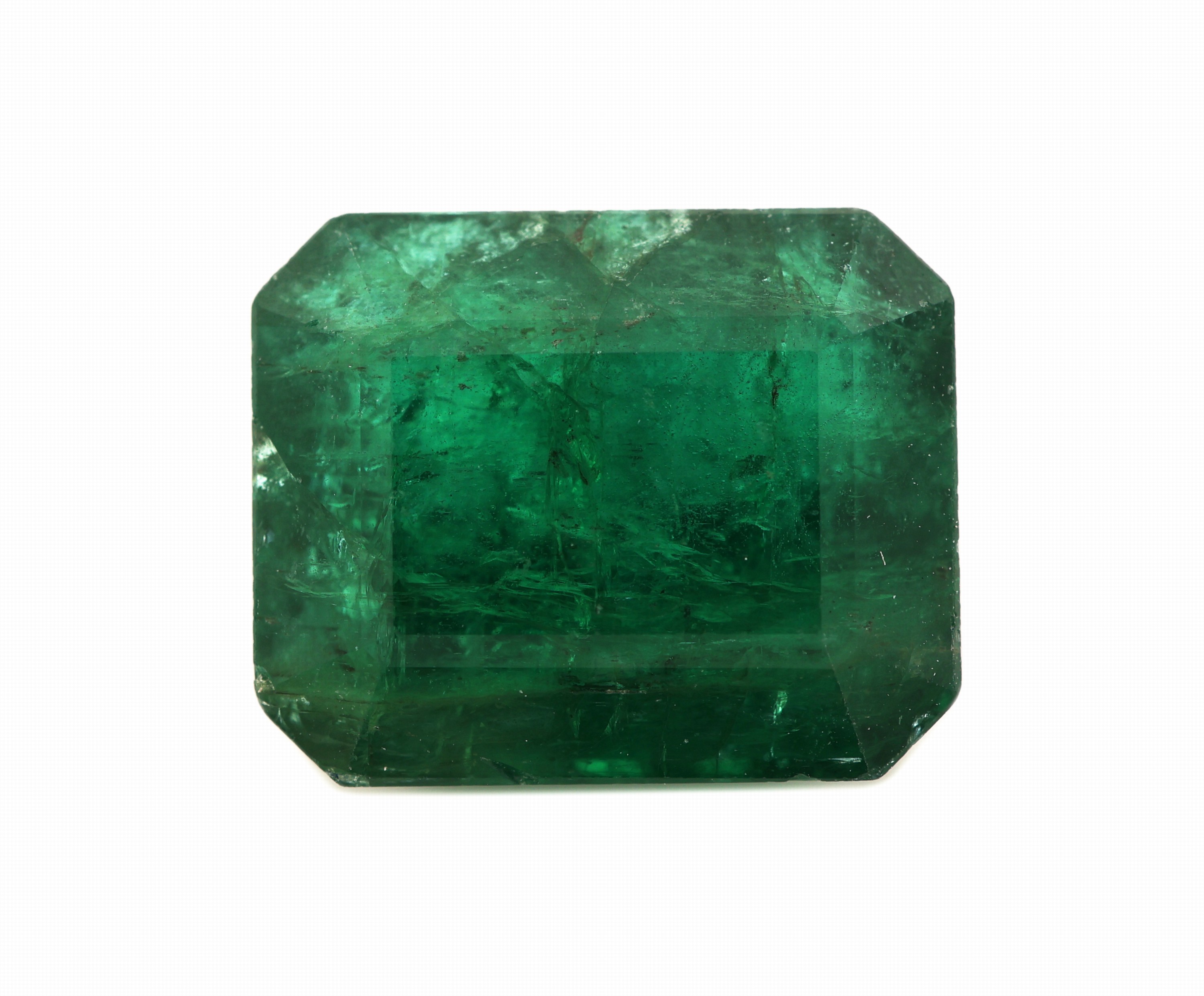Image 27048136 - Loser Smaragd, 12.77 ct, 14.8 x 12 x 8.8 mm, oktagonaler Treppenschliff, Herkunft Sambia, ...