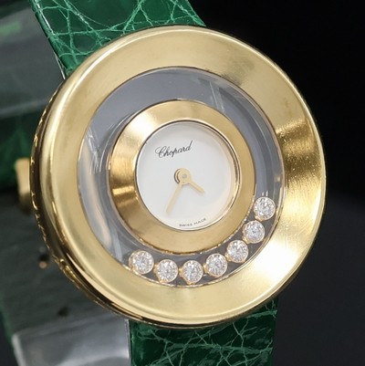 27048173e - CHOPARD Damenarmbanduhr Happy Diamonds in GG 750/000 Referenz 20/6923, quarz, massives, ...