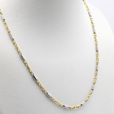 27048193a - Collier ´Monte Carlo´, GG/WG 585/000, WG- Zwischenteile in Form von Spiralen, ...