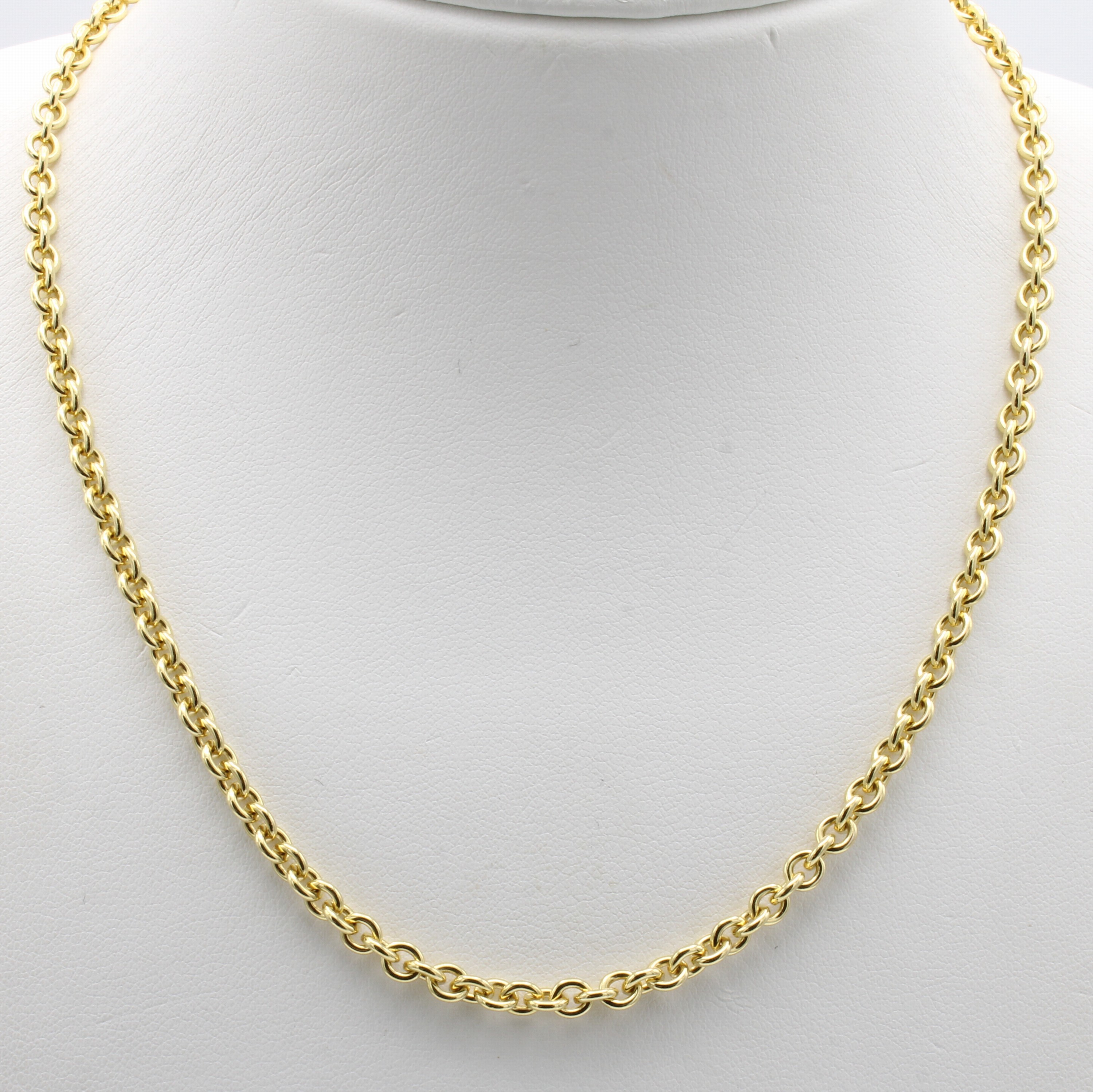 Image 27048200 - Ankercollier, GG 585/000, Karabinerschl., B.ca. 4 mm, L. ca. 45 cm