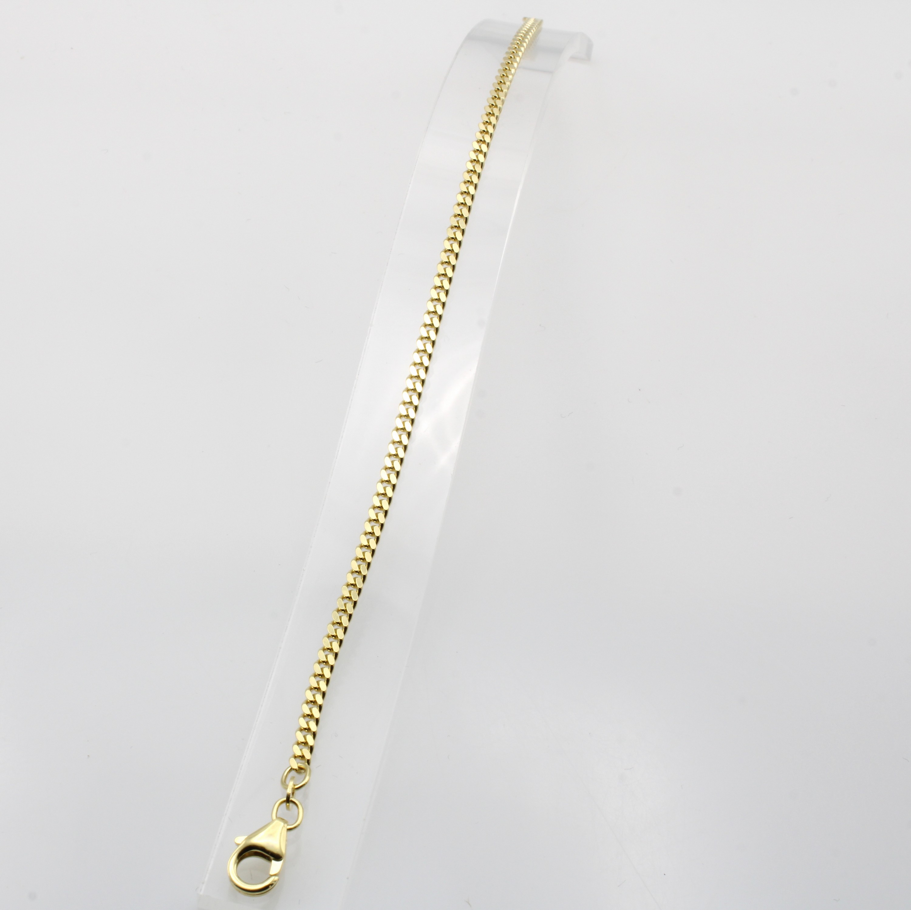 Image 27048207 - Panzerarmband, GG 585/000, B. ca. 2.5 mm, Karabinerschl., L. ca. 19 cm