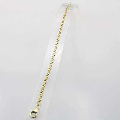 Image Panzerarmband, GG 585/000, B. ca. 2.5 mm, Karabinerschl., L. ca. 19 cm