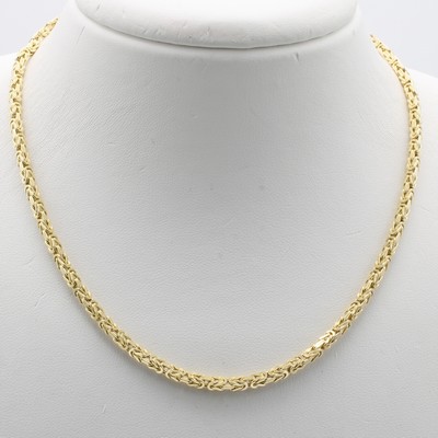 Image Massive Königskette, GG 585/000, Karabiner- schl., B. ca. 2.5 mm, L. ca. 45 cm