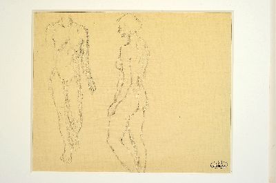 27048241m - Andre Derain, 1880-1954, Akt-Studie auf 3 Blättern, 4 Studien weiblicher Akte in ...