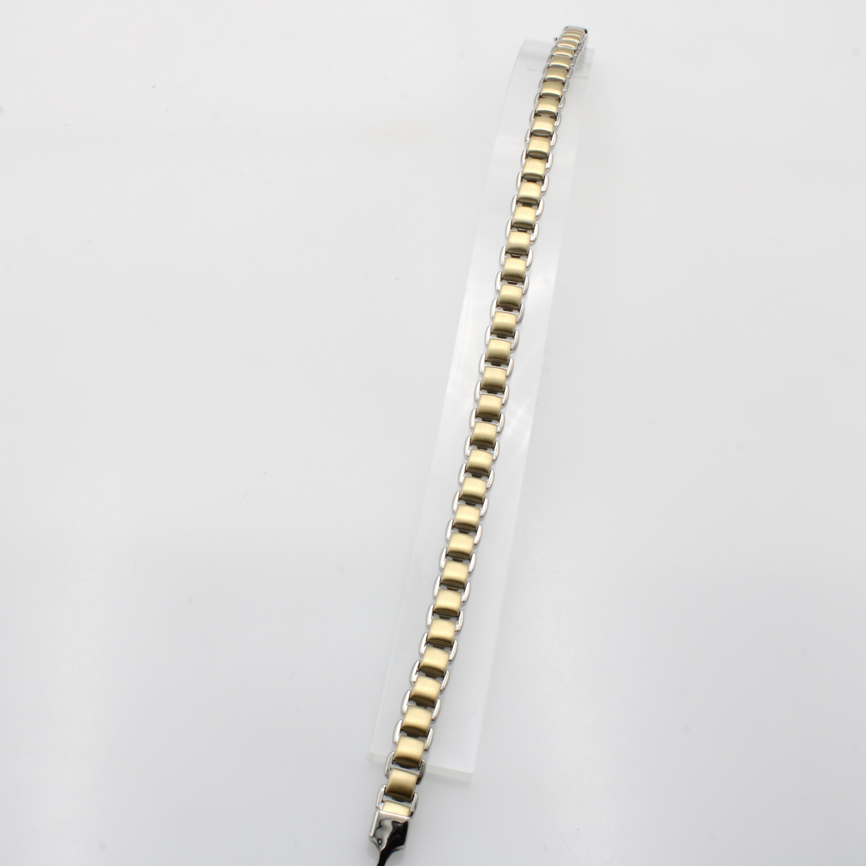 Image 27048412 - Wendearmband, GG/WG 585/000, GG feinsati- niert, Karabinerschl., L. ca. 21