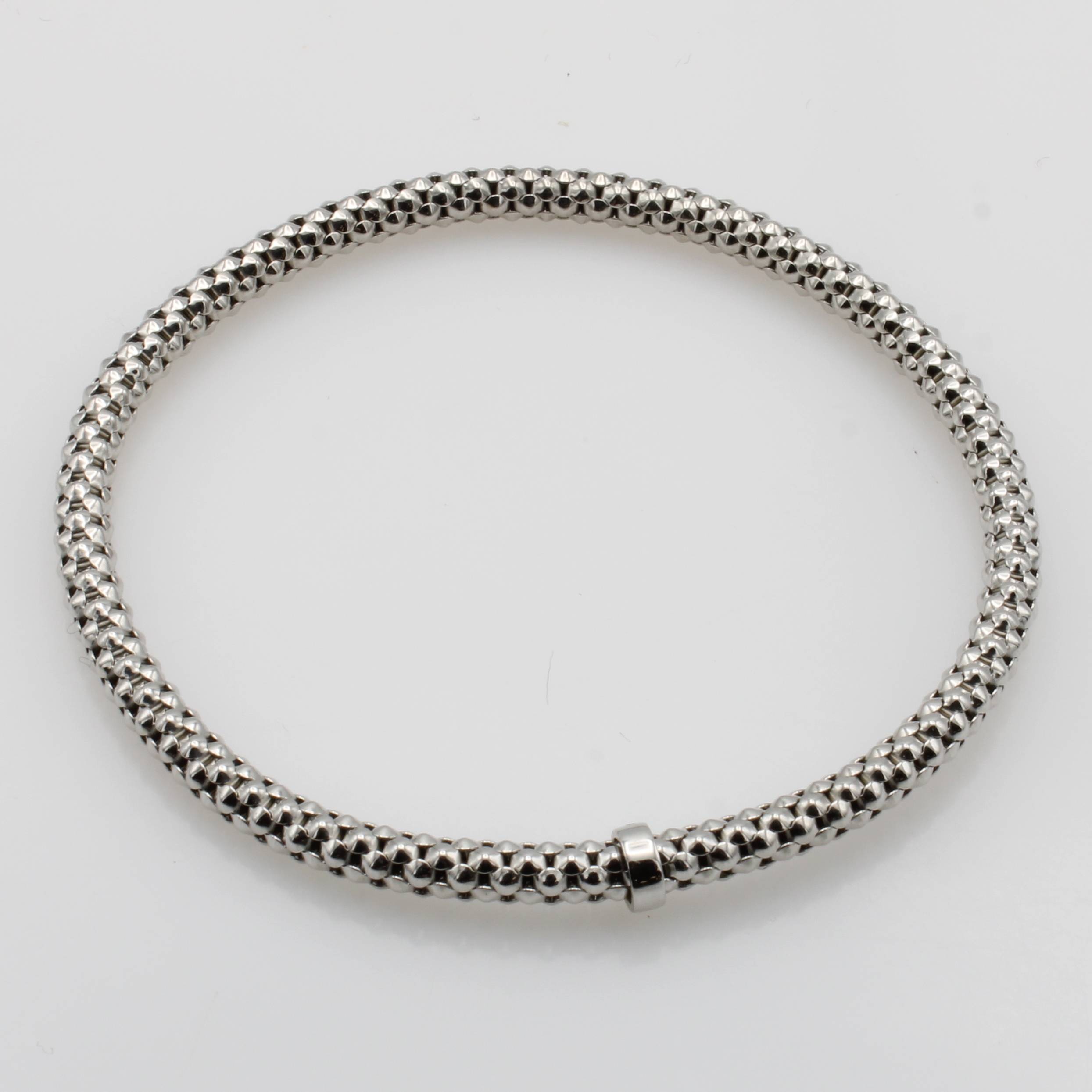 Image 27048445 - Elastisches Armband, WG 585/000, B. ca. 4 mm, im Himbeermuster