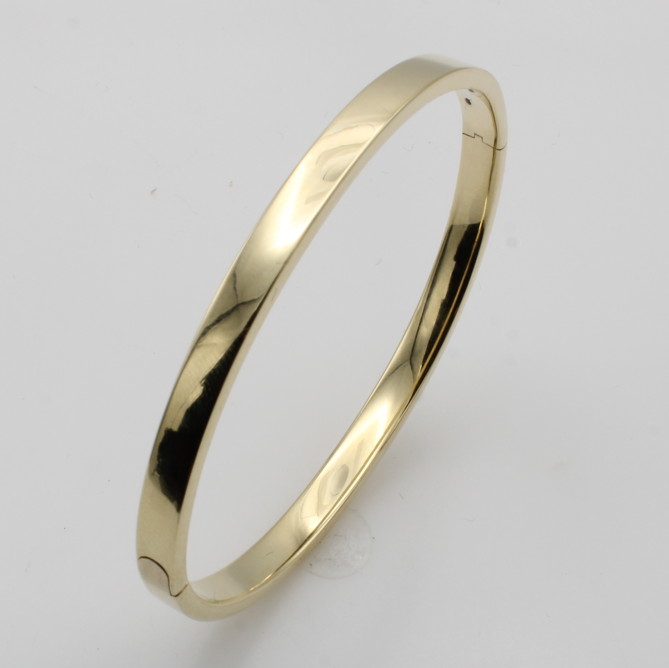 Image 27048455 - Armreif, GG 585/000, B. ca. 5 mm, M. ca. 6.5x5.5 cm, mit Scharnier