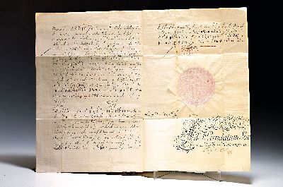 27048405a - Mandat mit Urkunde: Joseph II. Kaiser des Hl. Römischen Reichs (1741-1790), datiert ...