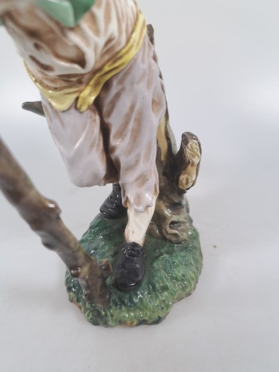 27048556f - Skulptur eines Bettlers, ´Der Landstreicher´, Passau aus Höchster Originalform, um 1925, ...