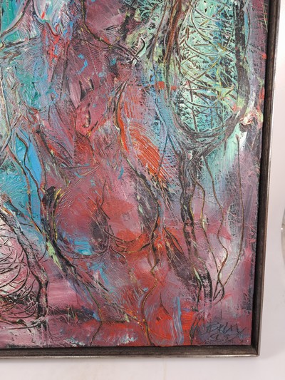 27048571e - Dietmar Brixy, born 1961 Mannheim, abstract composition, oil/canvas, signed lower right ...