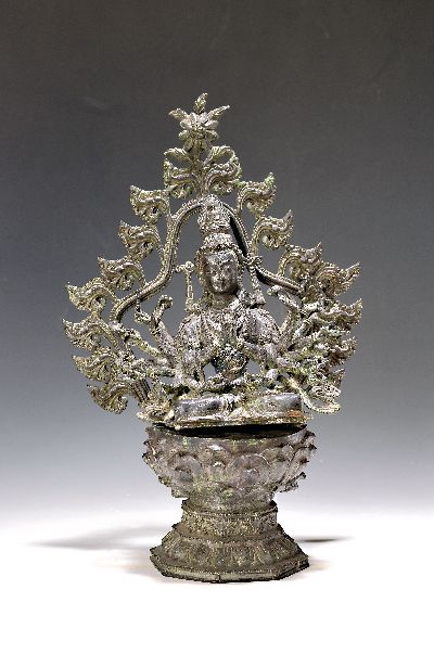 Image Avalokiteshvara Figur, China, 20. Jh., Bodhisattva des universellen Mitgefühls, 18 ...