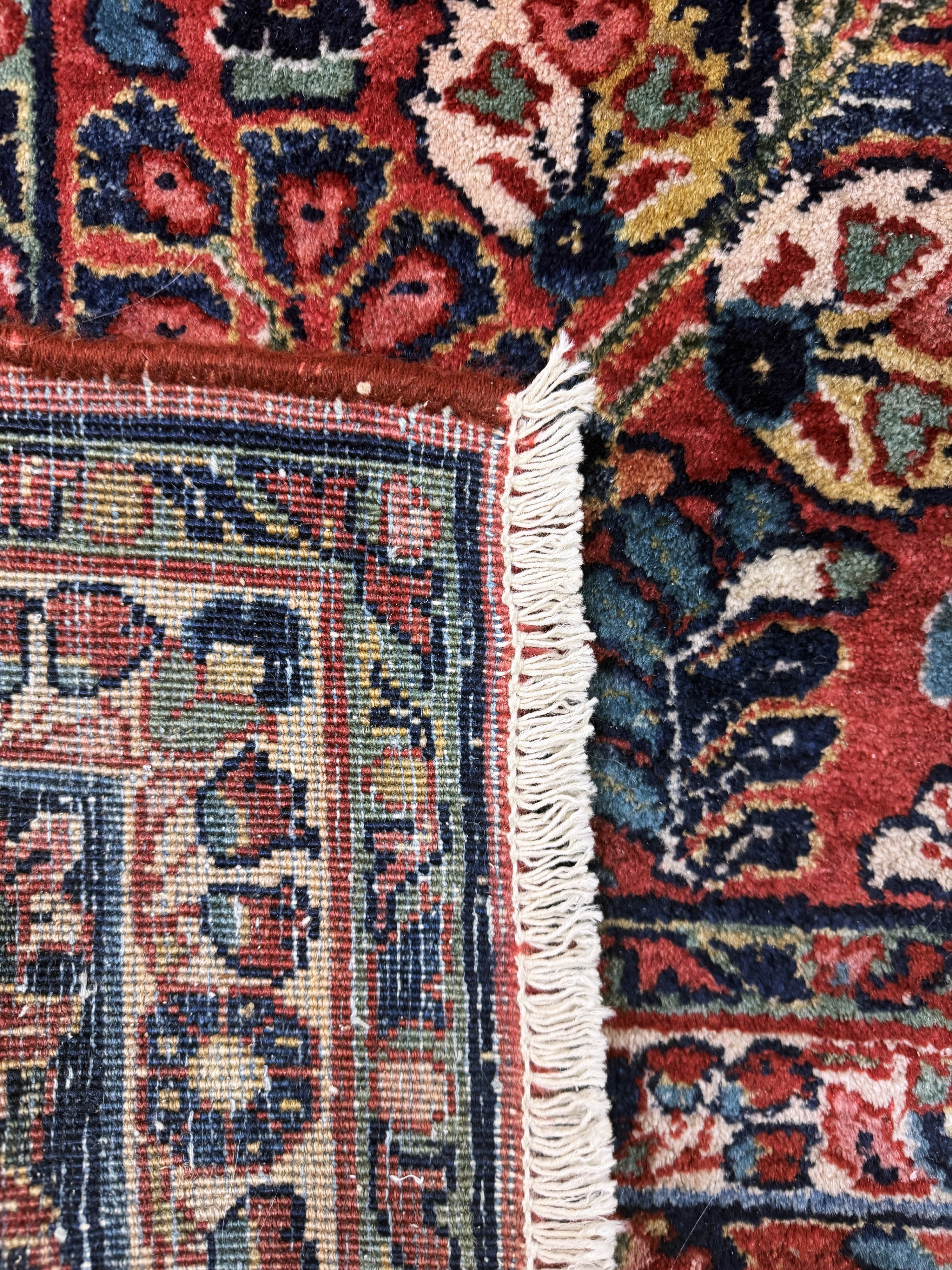 Detail h: US Re-Import Sarogh, Persien, Anfang 20.Jhd., Wolle auf Baumwolle, ca. 295 x 245 cm, EHZ: 2, reinigungsbedürftig
