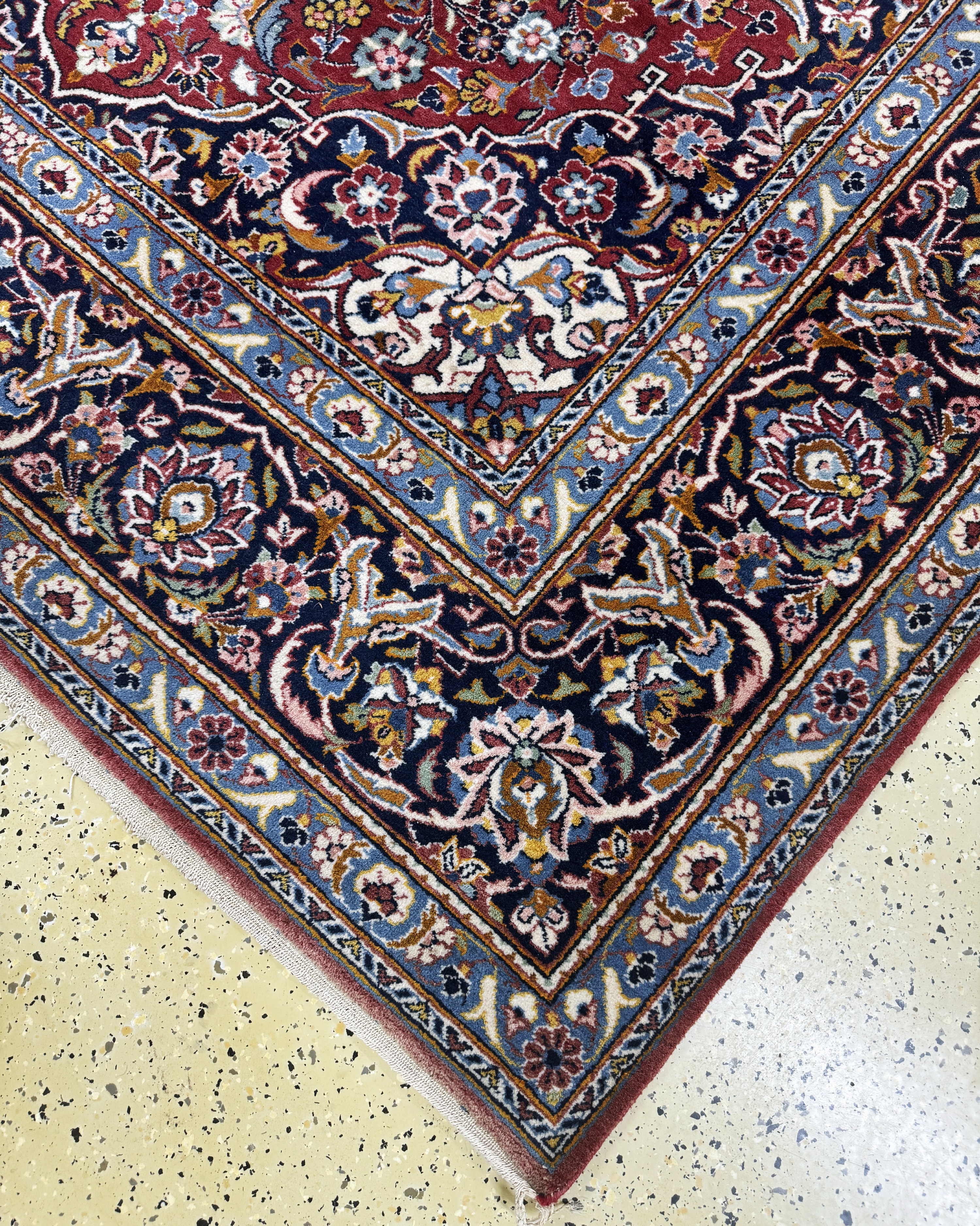 Detail a: Keschan, Persien, Ende 20.Jhd., Wolle auf Baumwolle, ca. 300 x 210 cm, EHZ: 2