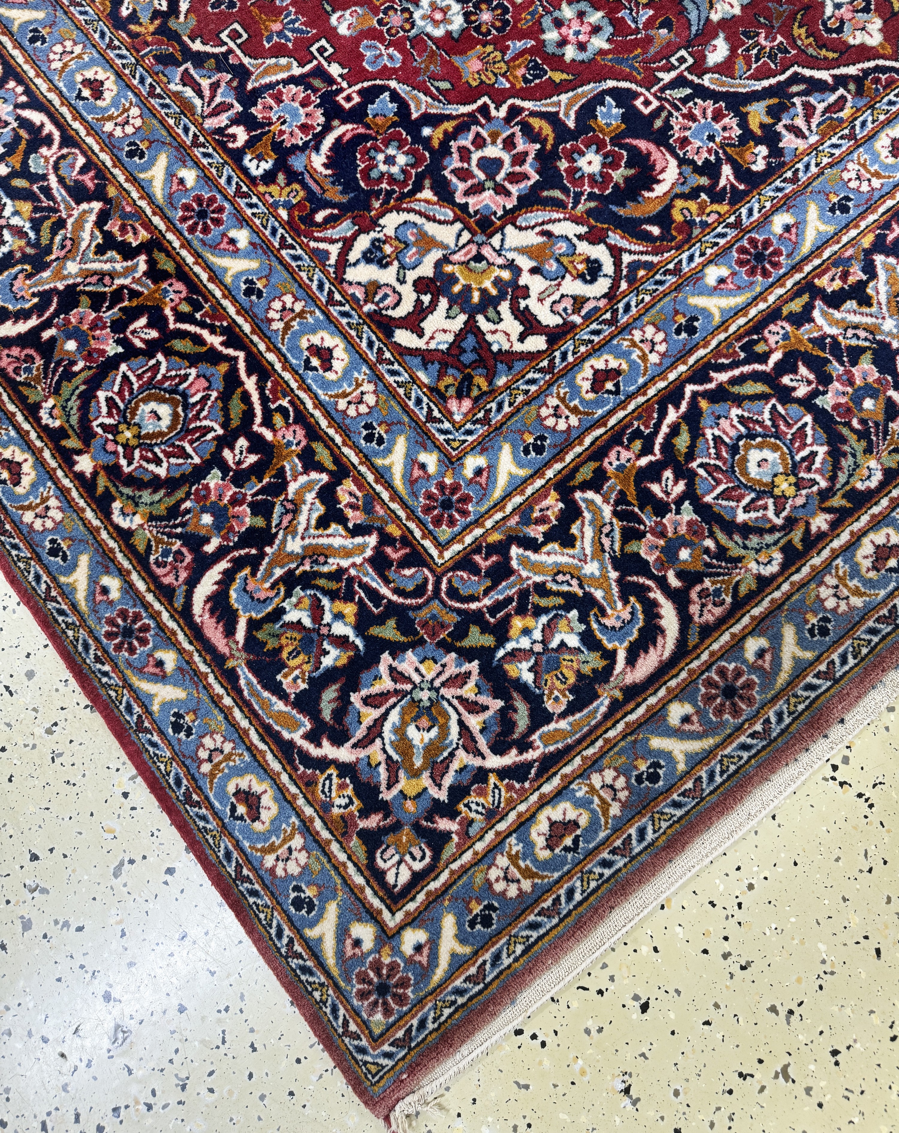 Detail b: Keschan, Persien, Ende 20.Jhd., Wolle auf Baumwolle, ca. 300 x 210 cm, EHZ: 2