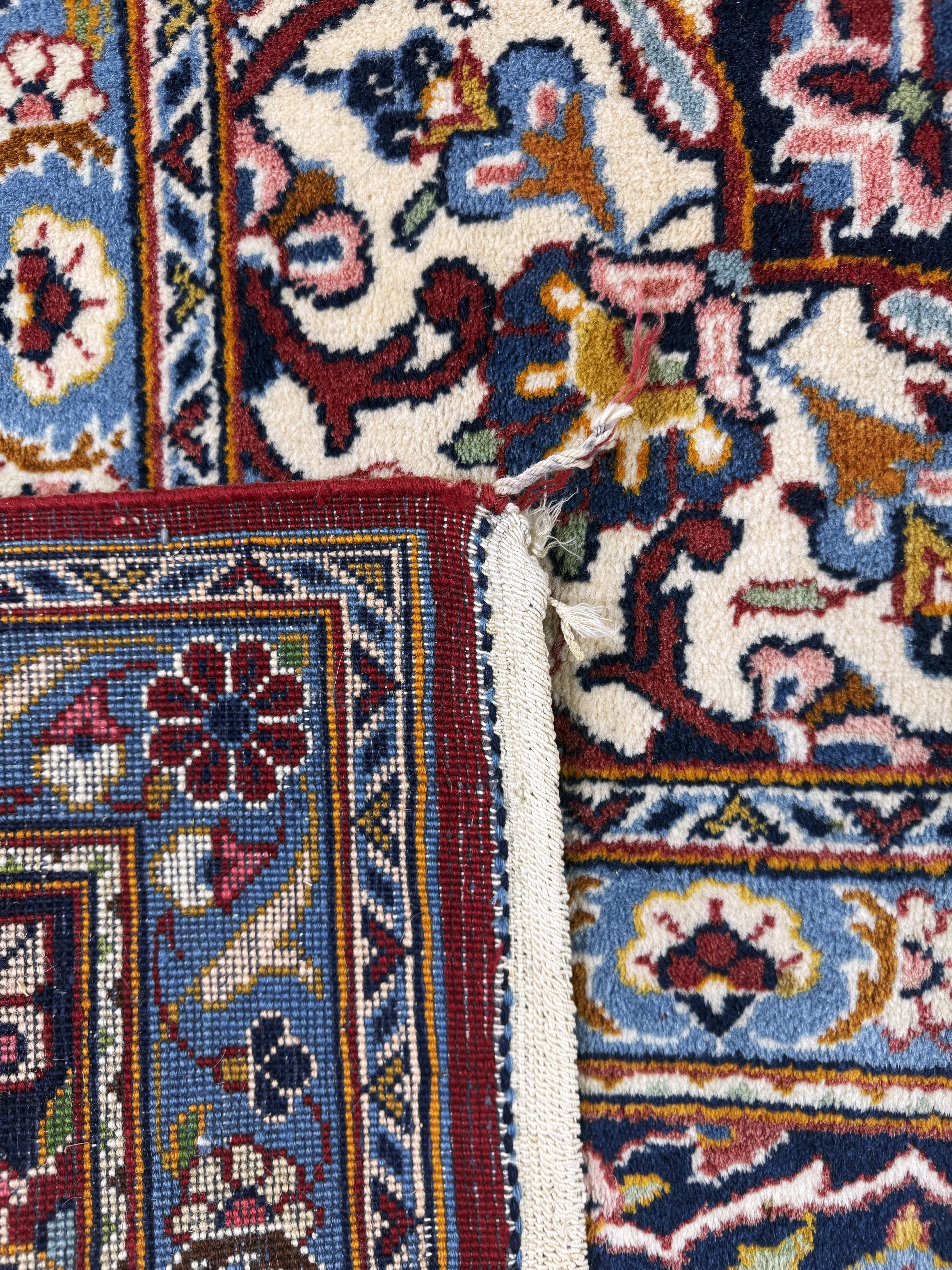 Detail g: Keschan, Persien, Ende 20.Jhd., Wolle auf Baumwolle, ca. 300 x 210 cm, EHZ: 2