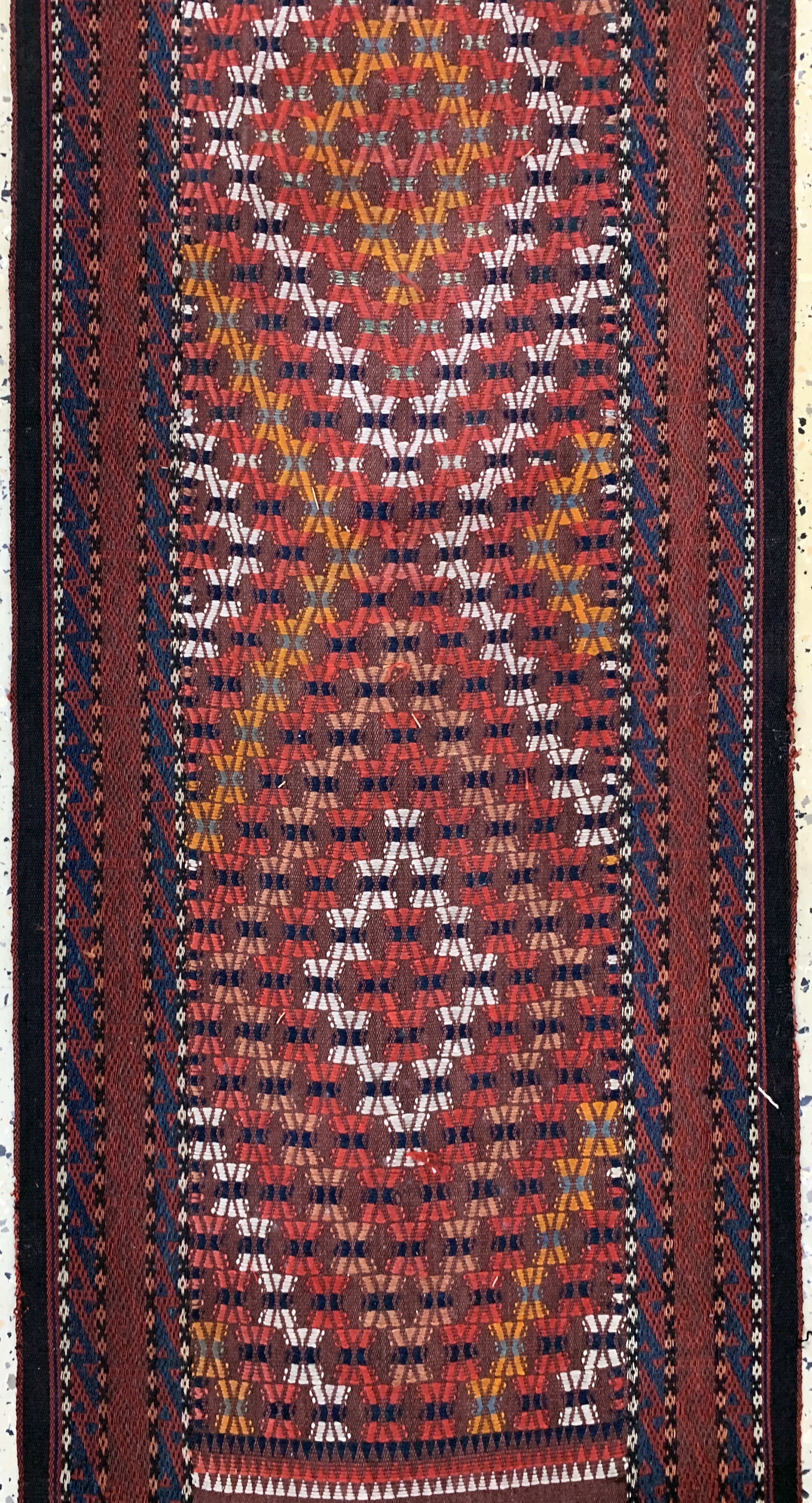 Detail b: "Zeltband"antik, Turkmenistan, um 1900, Wolle auf Wolle, ca. 1660 x 53 cm, EHZ: 2-3