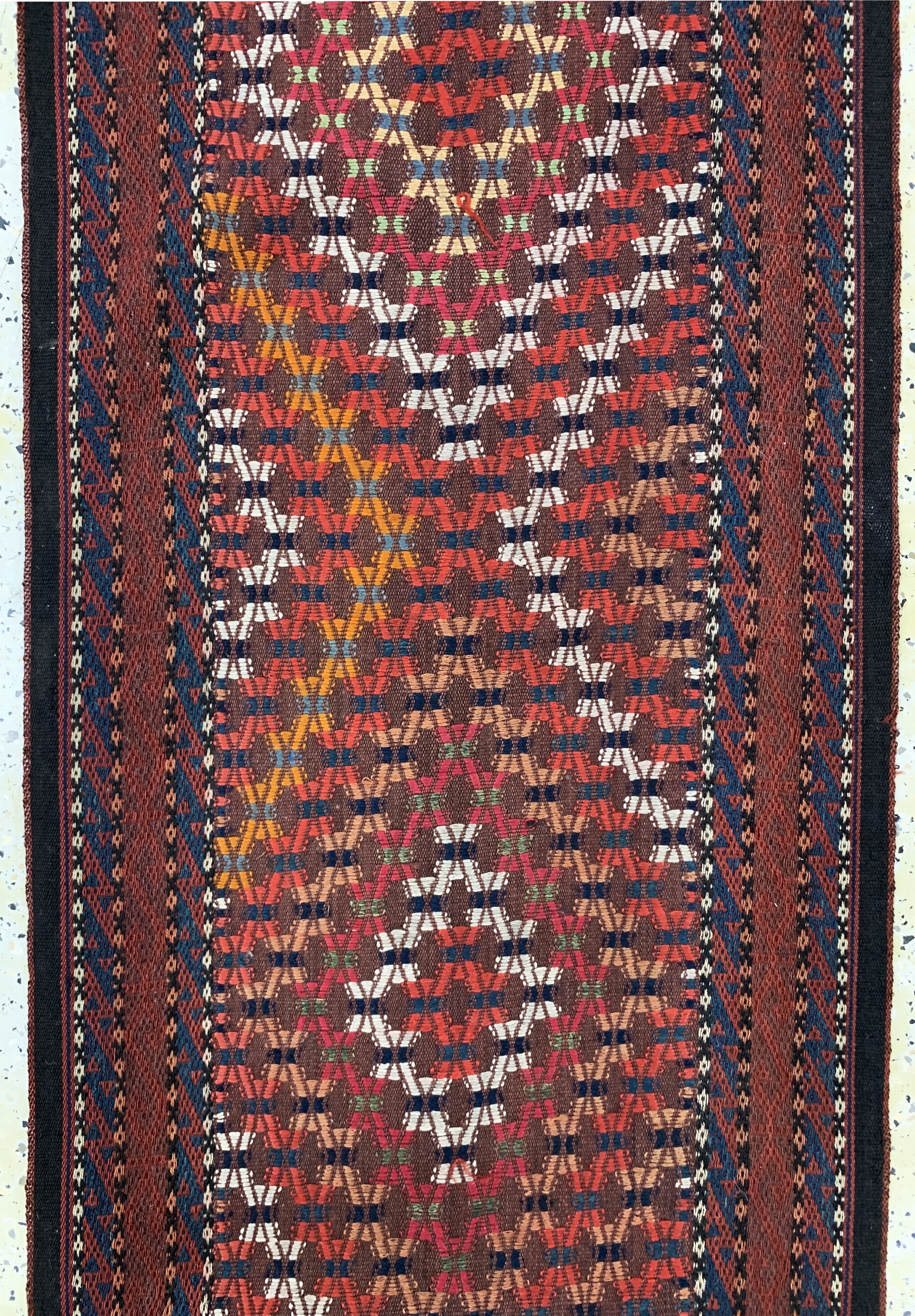 Detail c: "Zeltband"antik, Turkmenistan, um 1900, Wolle auf Wolle, ca. 1660 x 53 cm, EHZ: 2-3