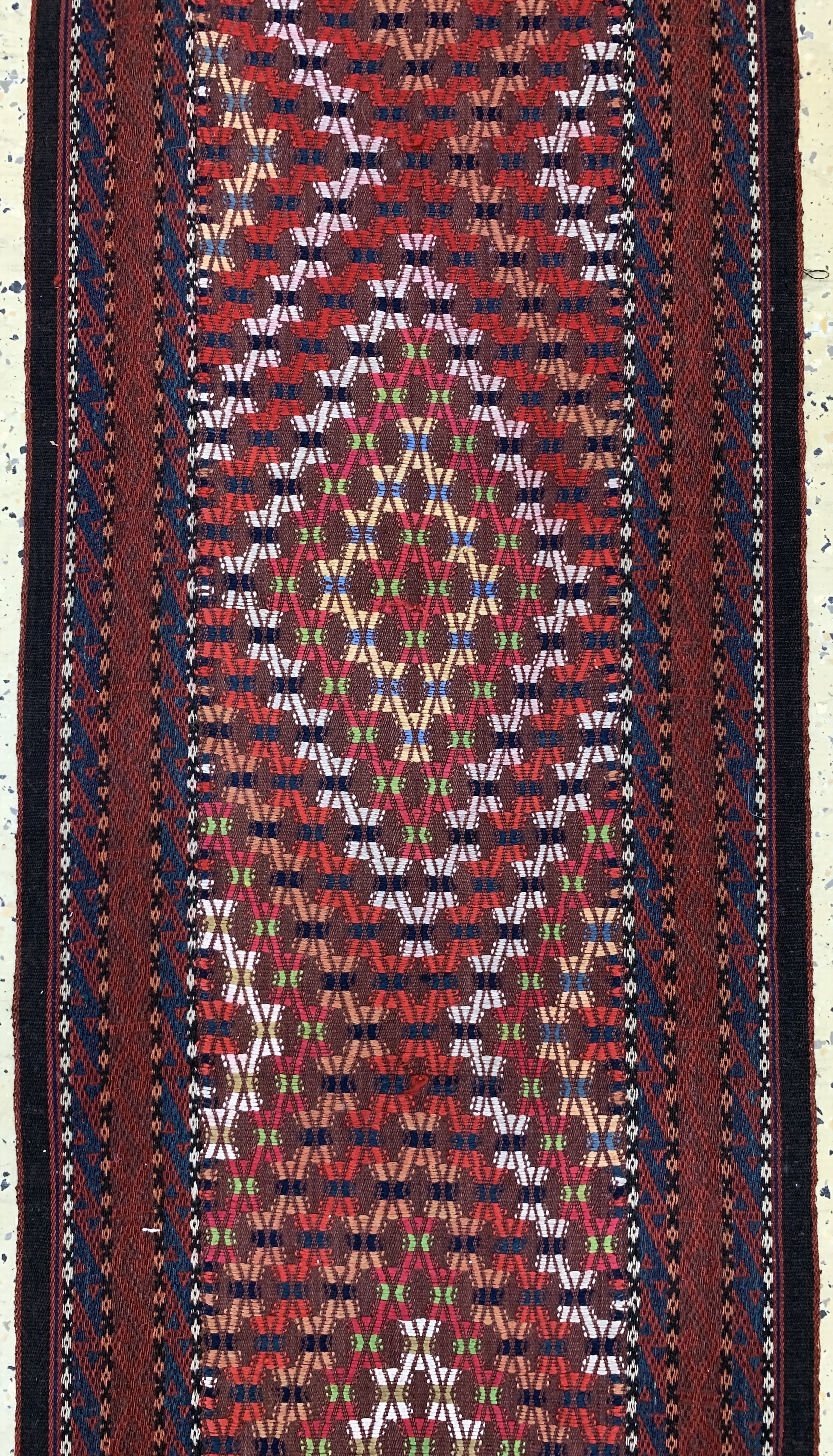 Detail g: "Zeltband"antik, Turkmenistan, um 1900, Wolle auf Wolle, ca. 1660 x 53 cm, EHZ: 2-3