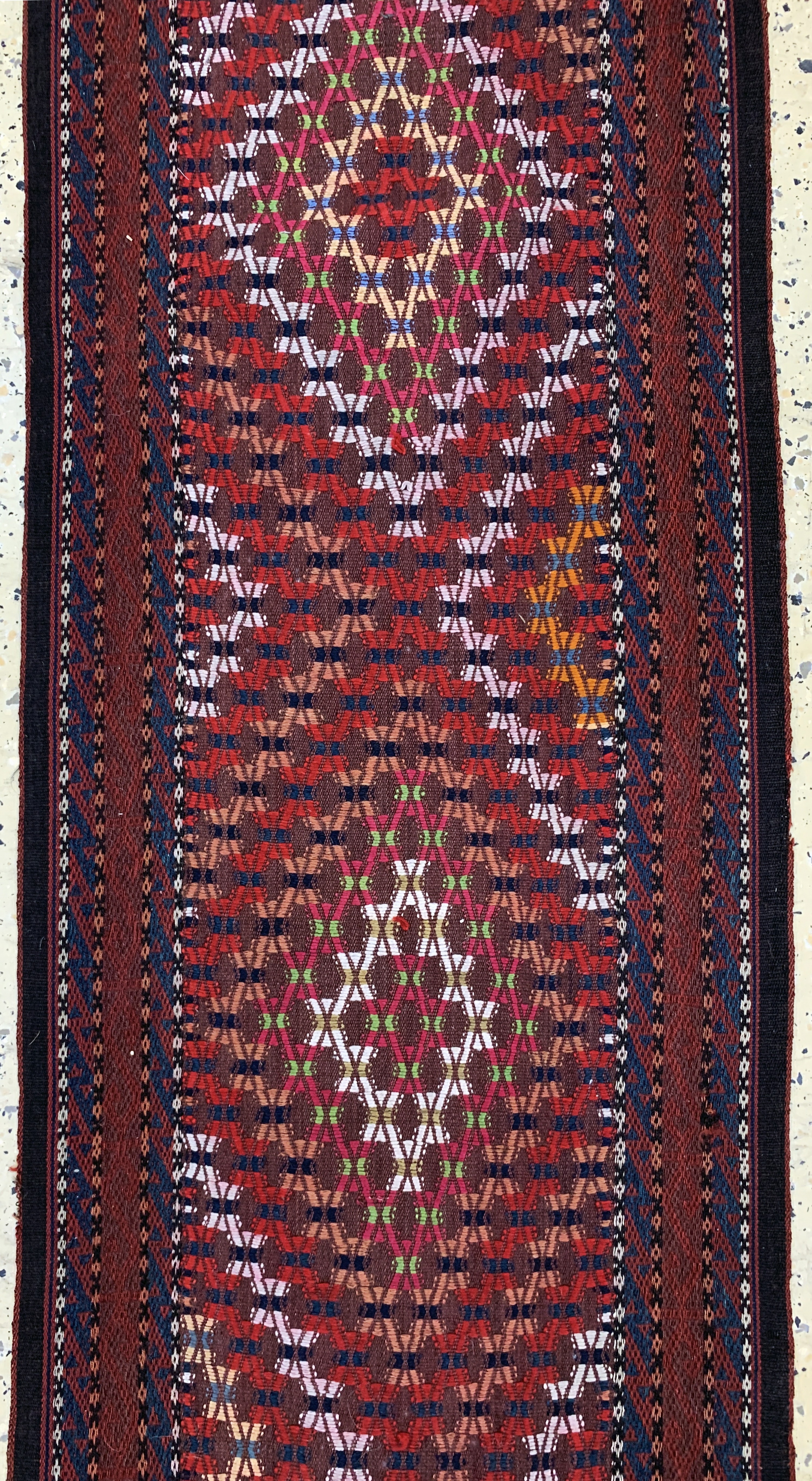 Detail h: "Zeltband"antik, Turkmenistan, um 1900, Wolle auf Wolle, ca. 1660 x 53 cm, EHZ: 2-3
