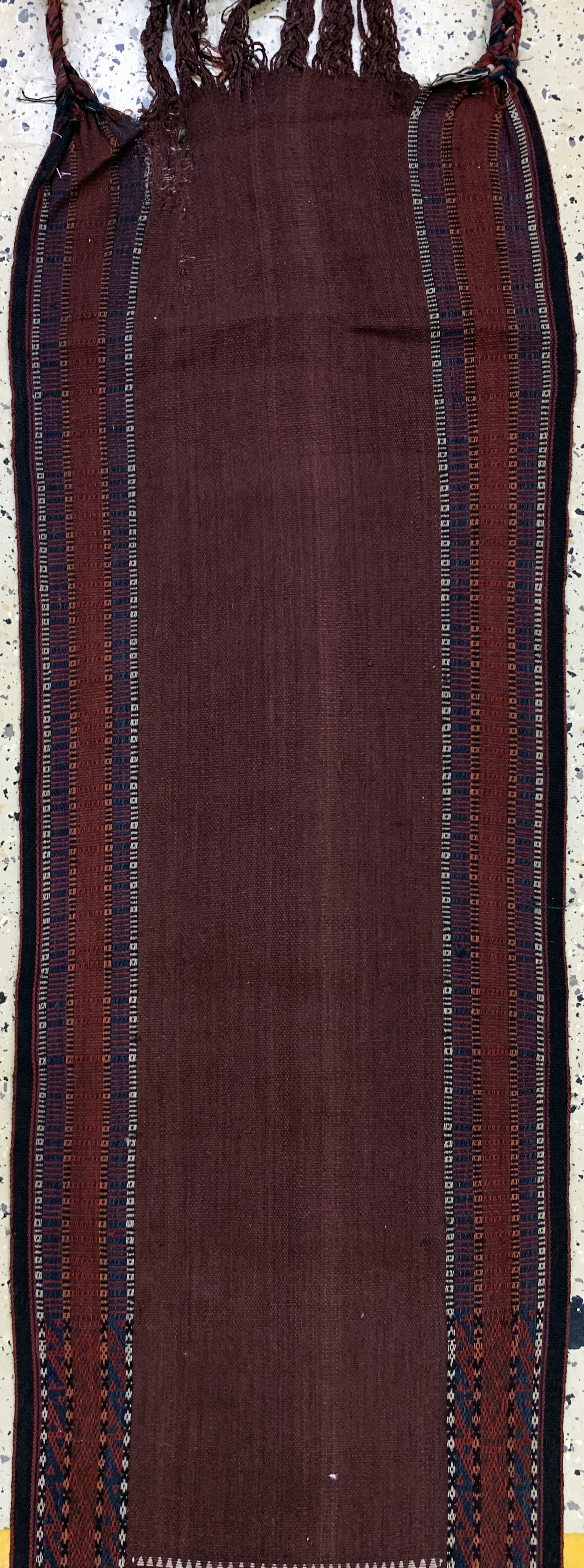 Detail j: "Zeltband"antik, Turkmenistan, um 1900, Wolle auf Wolle, ca. 1660 x 53 cm, EHZ: 2-3