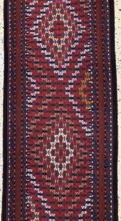 27049083h - ´Zeltband´antik, Turkmenistan, um 1900, Wolle auf Wolle, ca. 1660 x 53 cm, EHZ: 2-3 ...