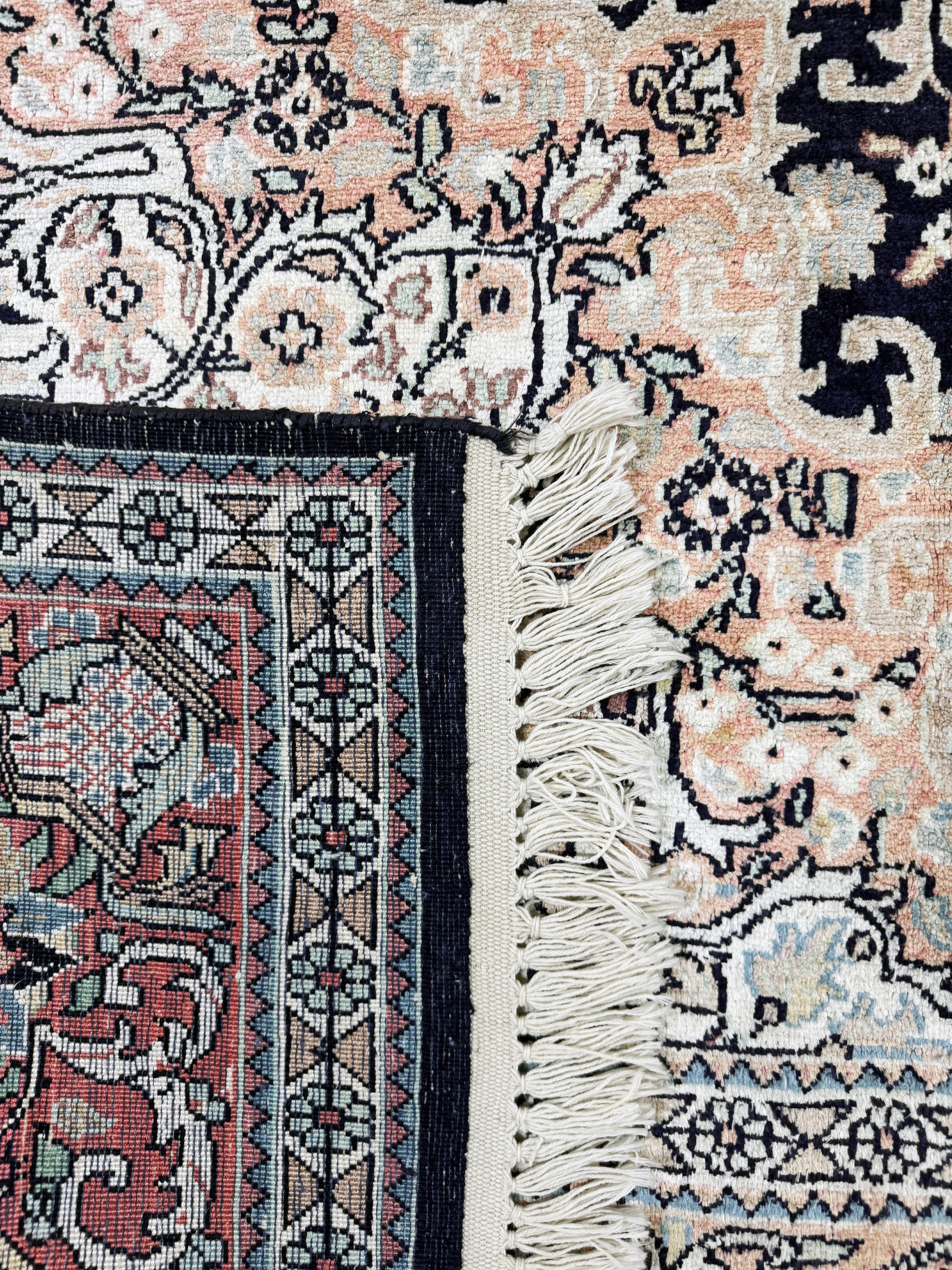 Detail h: Kaschmir, Indien, Ende 20.Jhd, merzerisierte Baumwolle, ca. 350 x 250 cm, EHZ: 2