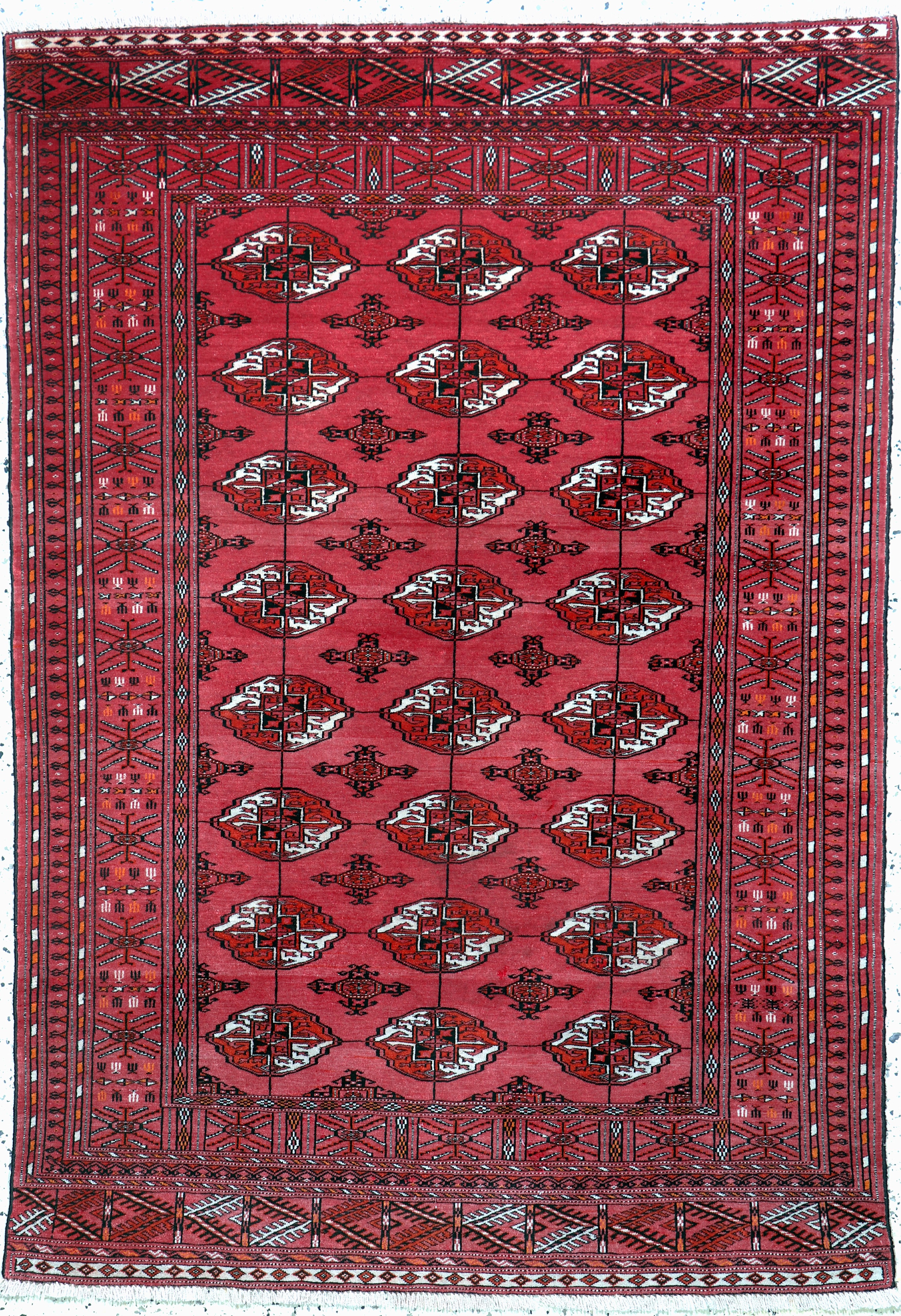 Image 27049133 - Torkmen fein, Persien, mitte 20.Jhd, Wolle auf Seide, ca. 180 x 120 cm, EHZ: 2(kleine ...