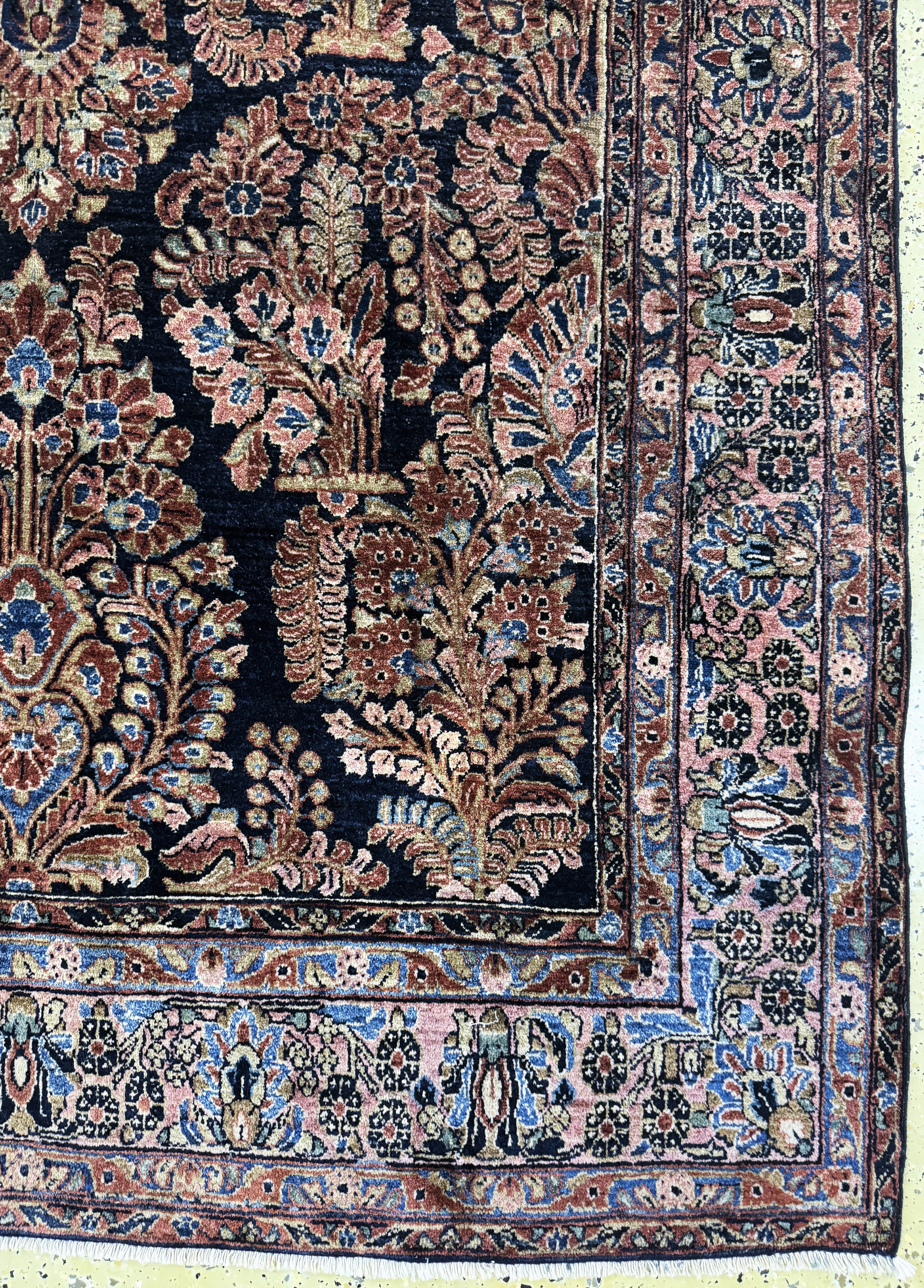 Detail a: Us Re-Import Sarogh antik, Persien, um 1900, Wolle auf Baumwolle, ca. 286 x 155 cm, EHZ: 2-3