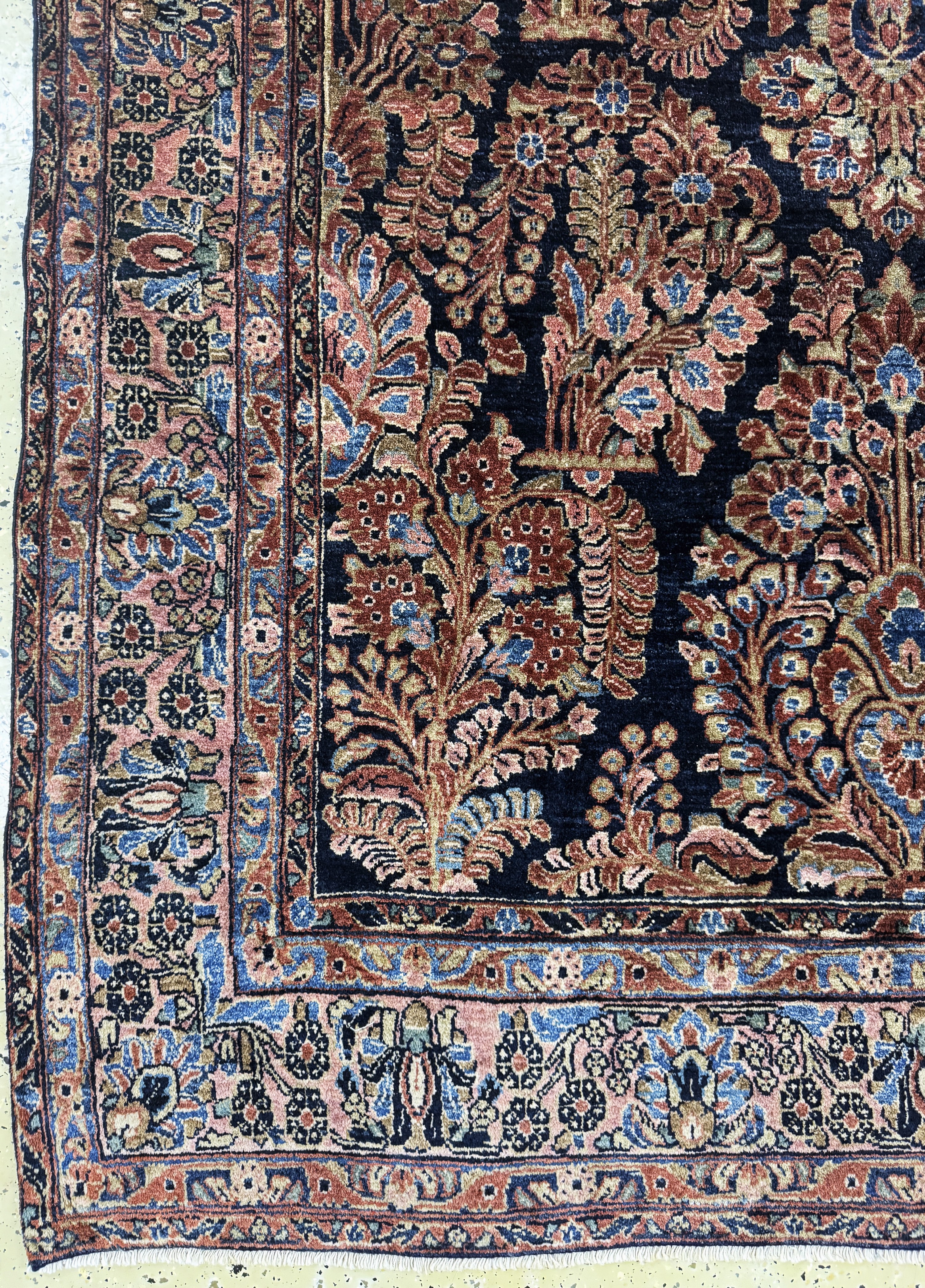 Detail b: Us Re-Import Sarogh antik, Persien, um 1900, Wolle auf Baumwolle, ca. 286 x 155 cm, EHZ: 2-3