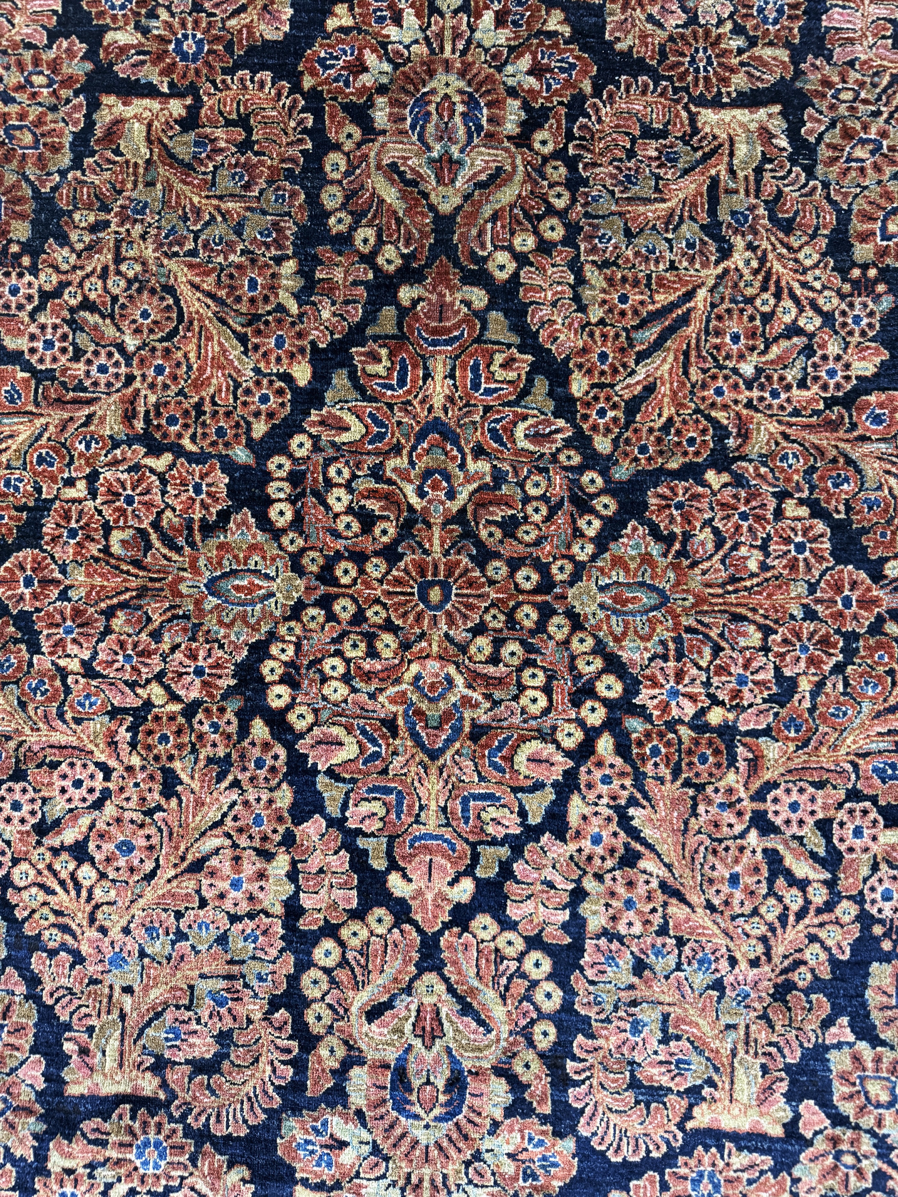 Detail c: Us Re-Import Sarogh antik, Persien, um 1900, Wolle auf Baumwolle, ca. 286 x 155 cm, EHZ: 2-3