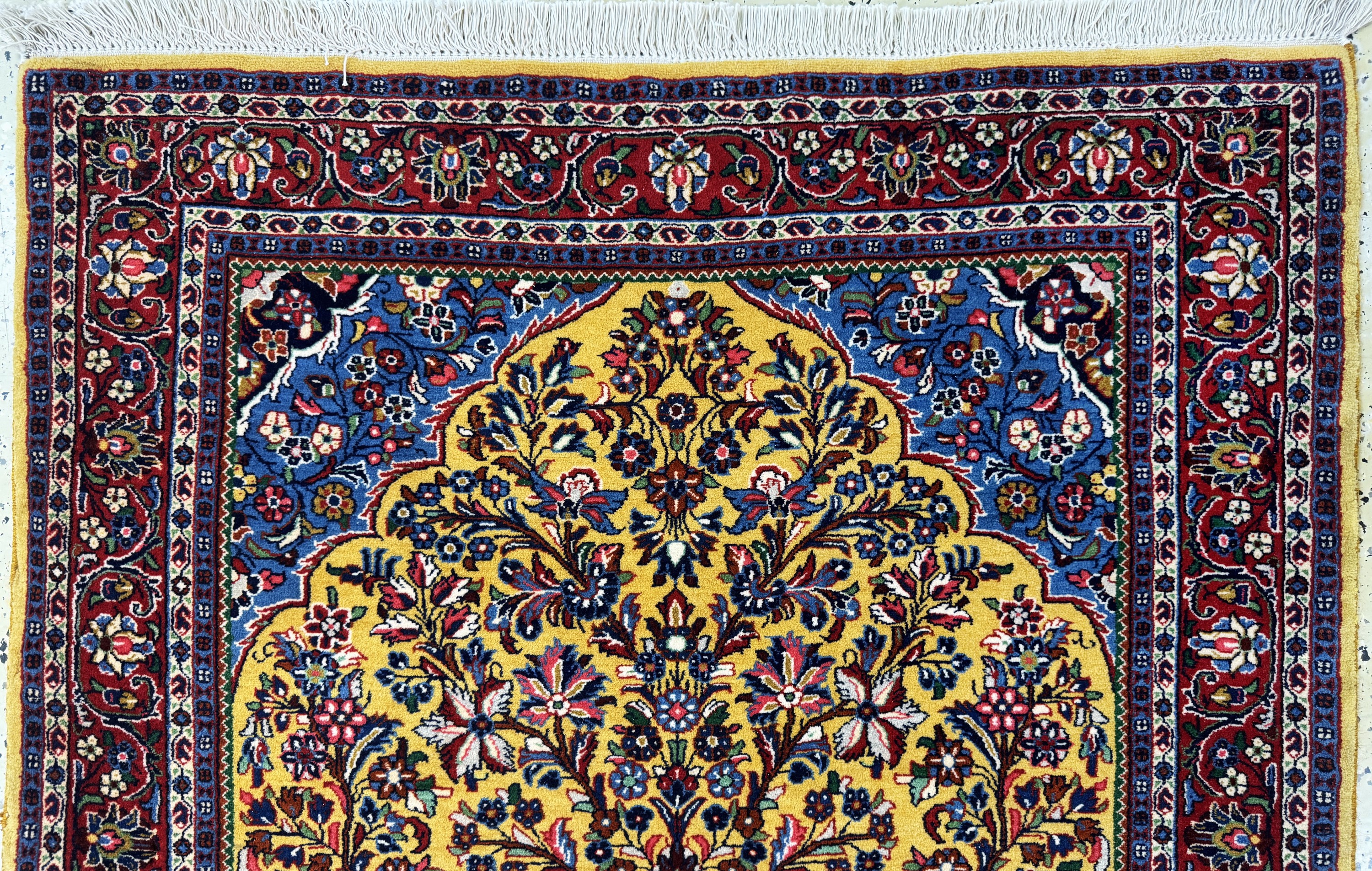 Detail a: Sarogh Ghiasabad fein, Persien, Mitte 20.Jhd, Wolle auf Baumwolle, ca. 152 x 110 cm,EHZ: 2