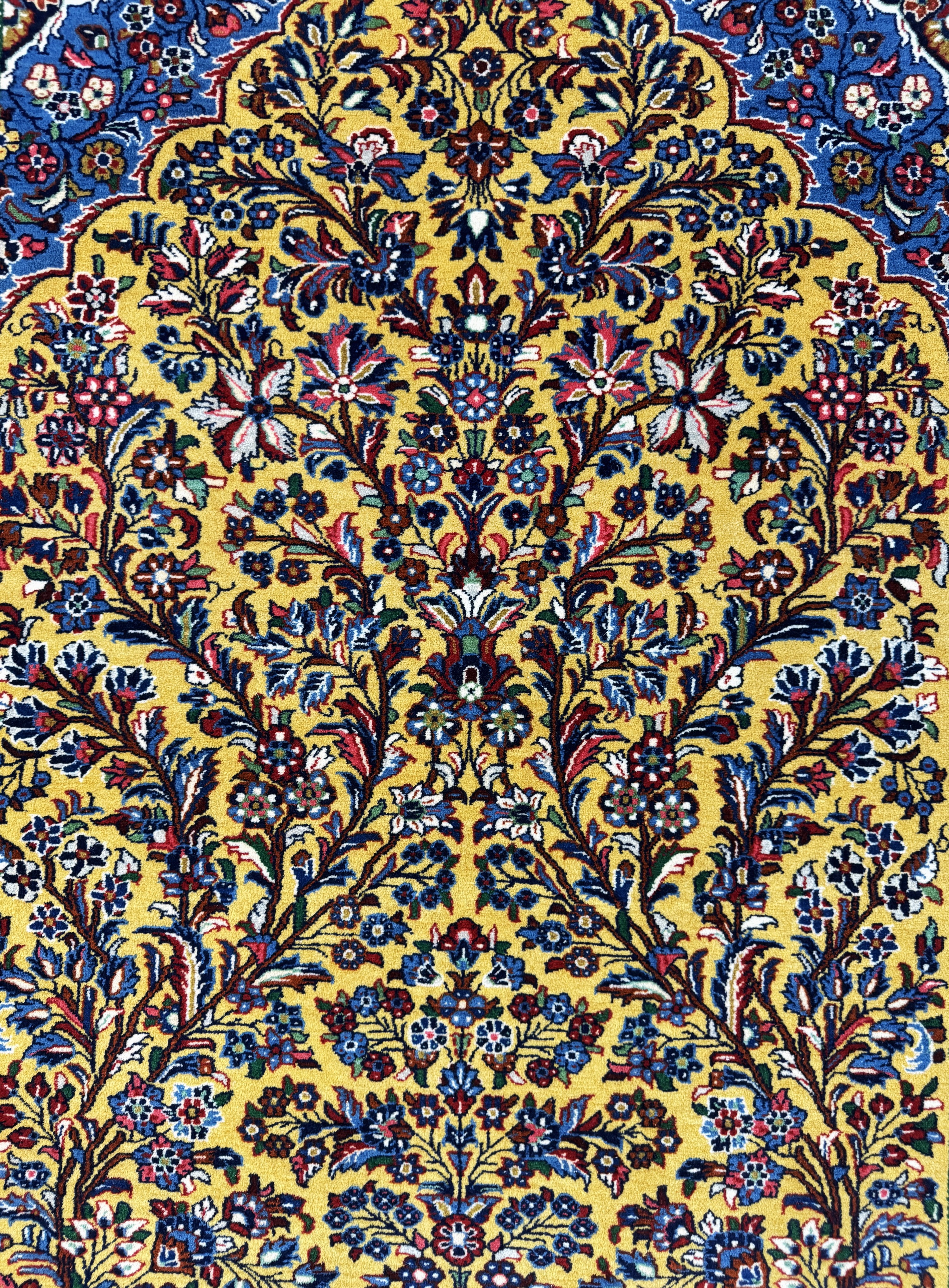 Detail c: Sarogh Ghiasabad fein, Persien, Mitte 20.Jhd, Wolle auf Baumwolle, ca. 152 x 110 cm,EHZ: 2