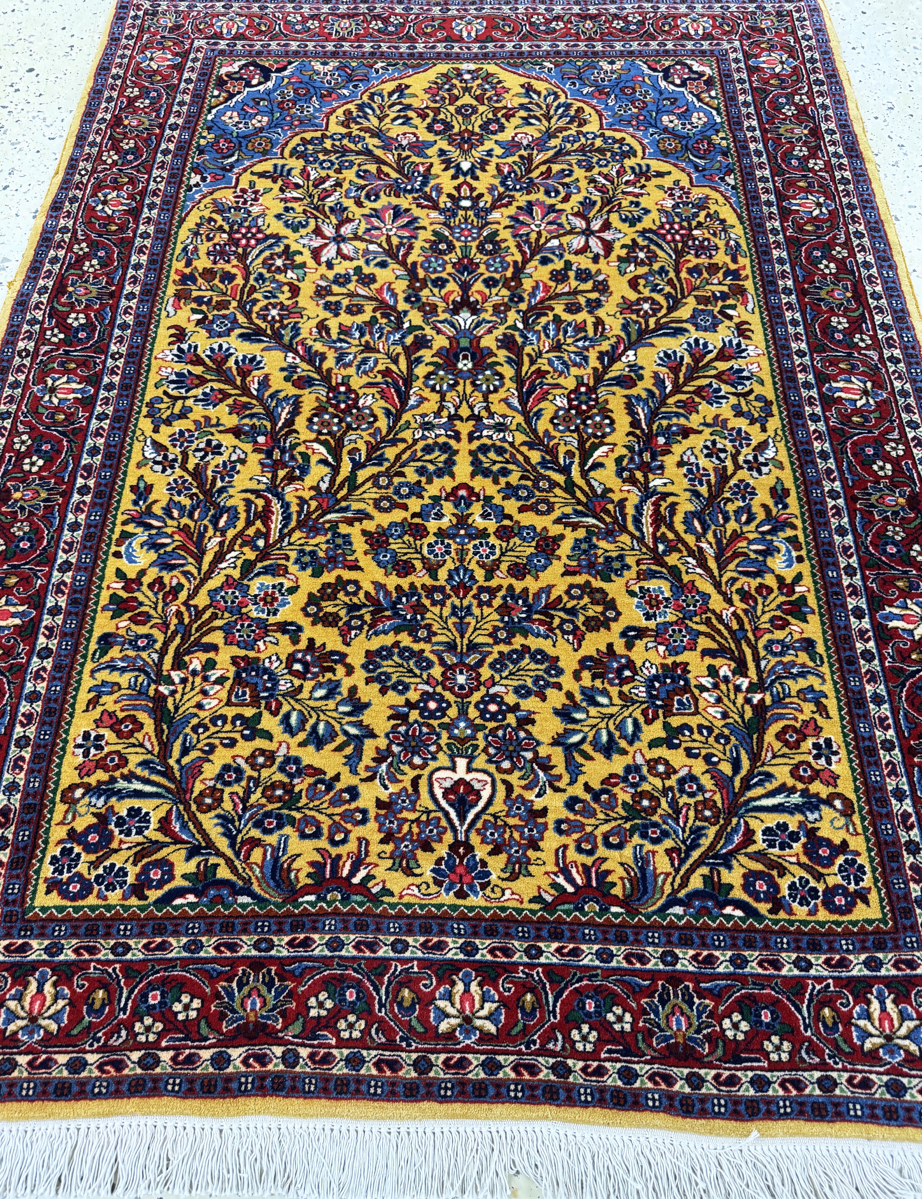 Detail d: Sarogh Ghiasabad fein, Persien, Mitte 20.Jhd, Wolle auf Baumwolle, ca. 152 x 110 cm,EHZ: 2