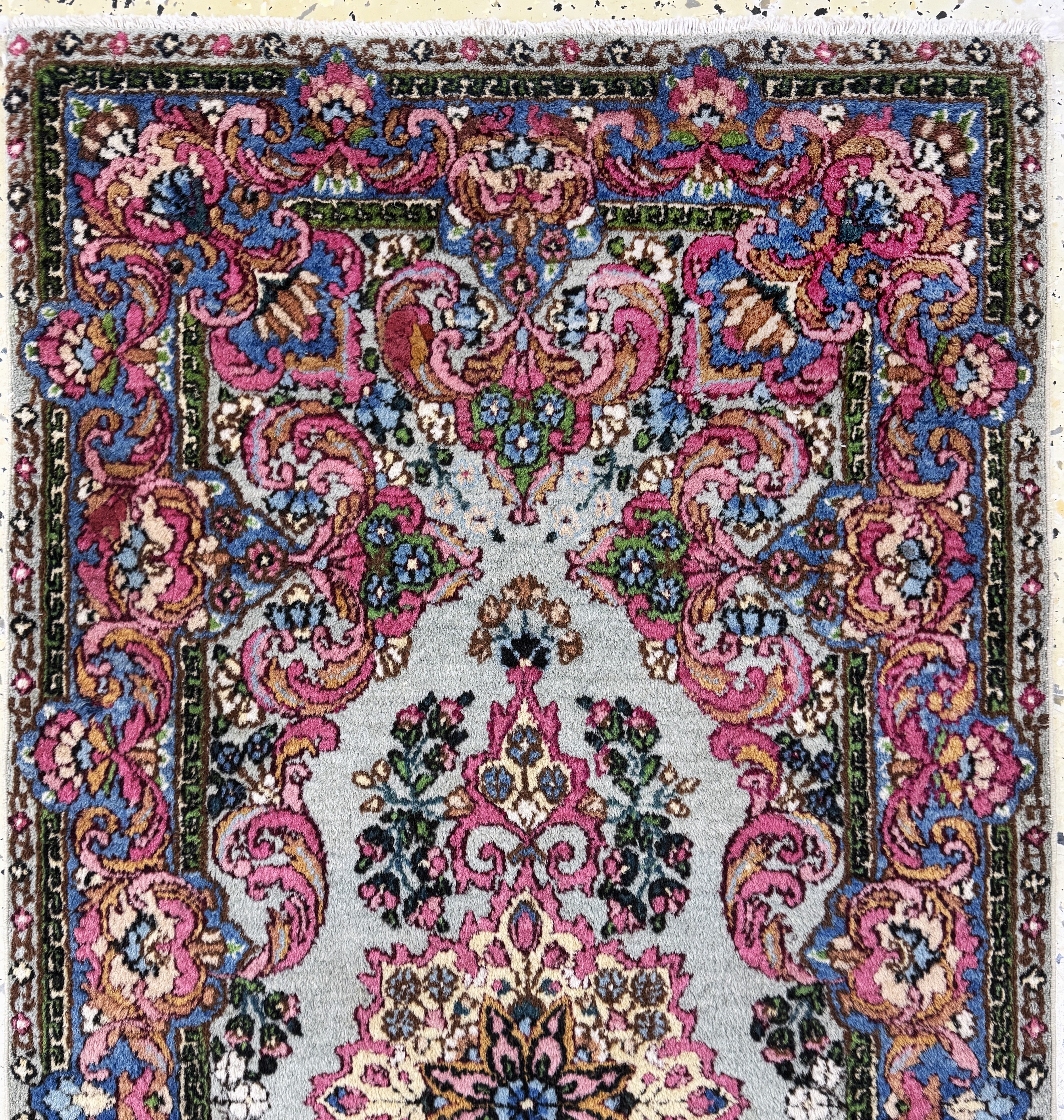 Detail a: 2 Lots Keschan & Kerman, Persien, Mitte 20.Jhd, Wolle auf Baumwolle, ca. 85 x 70 cm & ca. 120 x 60 cm, EHZ: 2