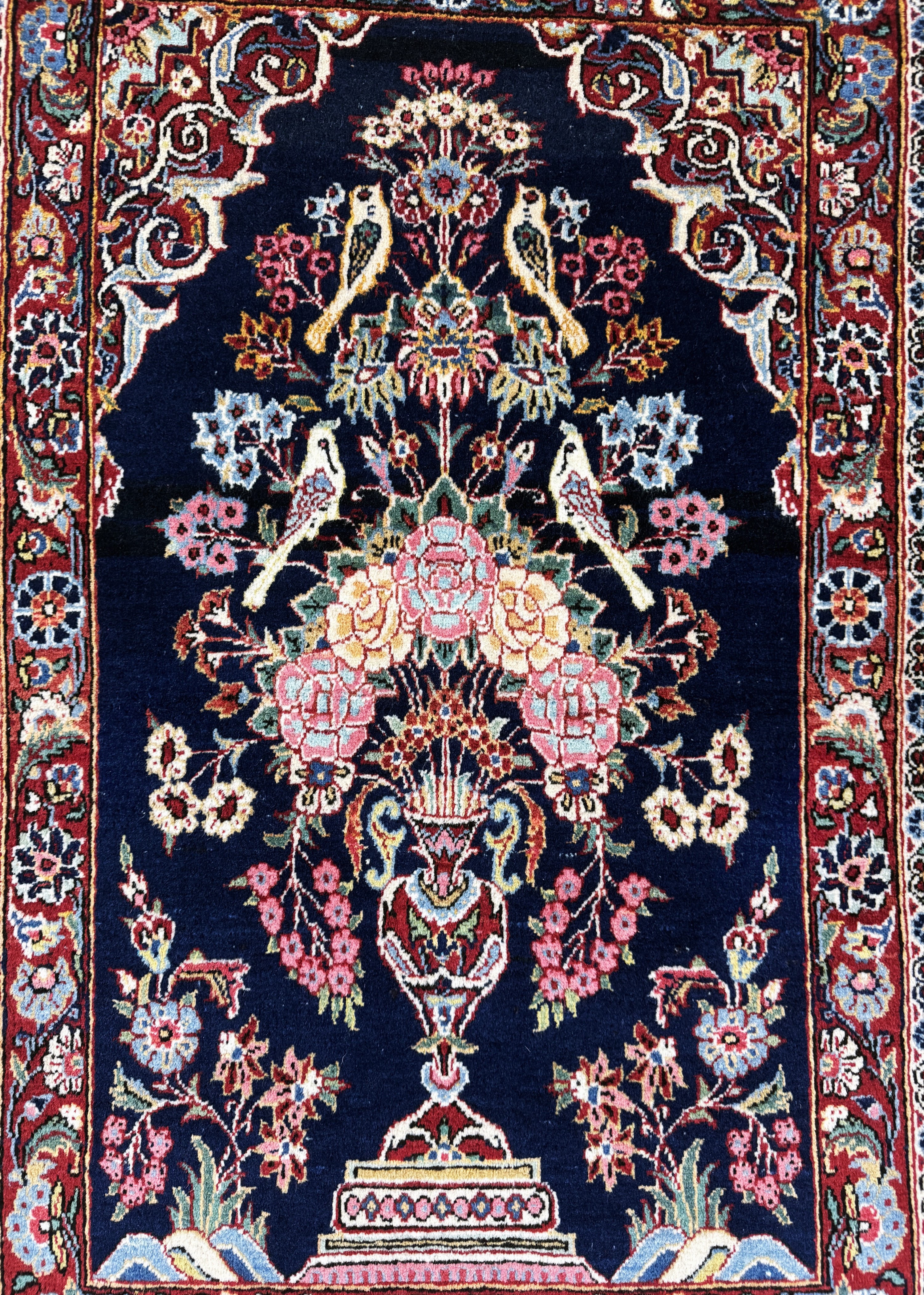 Detail d: 2 Lots Keschan & Kerman, Persien, Mitte 20.Jhd, Wolle auf Baumwolle, ca. 85 x 70 cm & ca. 120 x 60 cm, EHZ: 2
