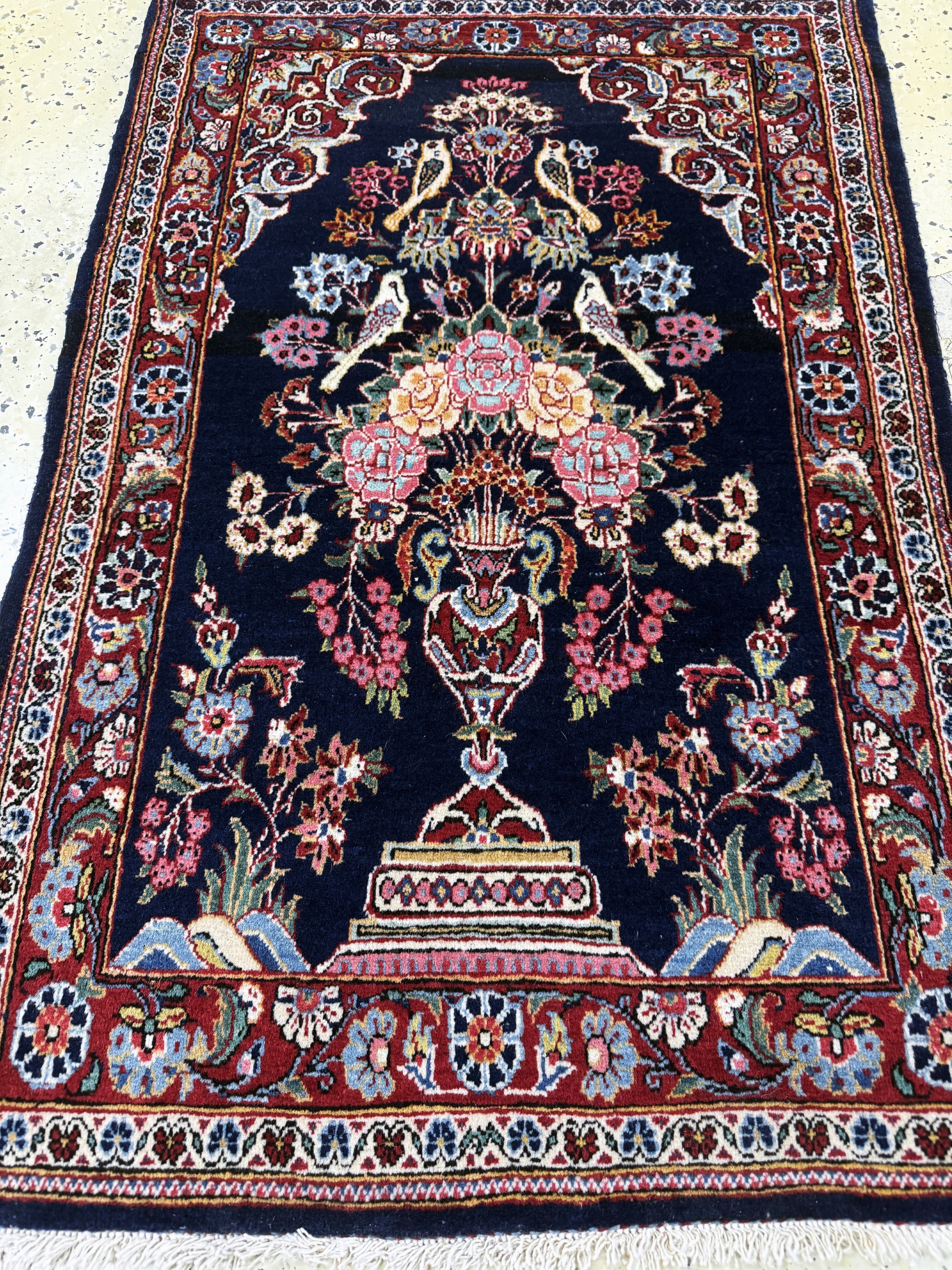 Detail e: 2 Lots Keschan & Kerman, Persien, Mitte 20.Jhd, Wolle auf Baumwolle, ca. 85 x 70 cm & ca. 120 x 60 cm, EHZ: 2