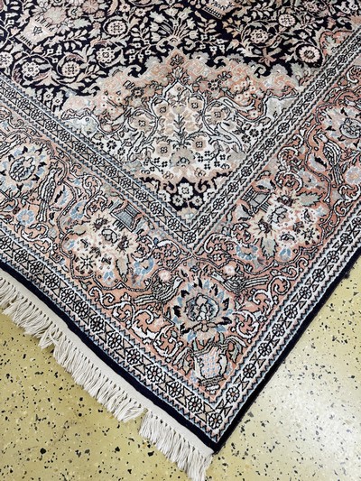 27049130a - Kaschmir, Indien, Ende 20.Jhd, merzerisierte Baumwolle, ca. 350 x 250 cm, EHZ: 2 ...