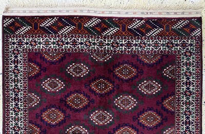 27049132a - Buchara fein, Rußland, Mitte 20.Jhd, Wolle auf Wolle, ca. 193 x 111 cm, EHZ: 2 ...