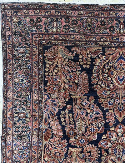 27049136d - Us Re-Import Sarogh antik, Persien, um 1900, Wolle auf Baumwolle, ca. 286 x 155 cm, ...