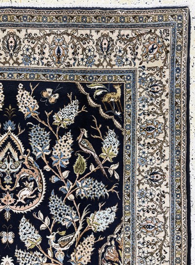 27049137e - Ghom alt, Persien, Mitte 20.Jhd, Wolle mit Seide, ca. 270 x 158 cm, EHZ: 2 ...