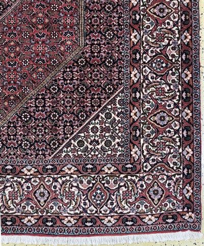 27049139a - Bidjar fein, Persien, Ende 20.Jhd, Korkwolle auf Baumwolle, ca. 200 x 200 cm, EHZ: 2 ...