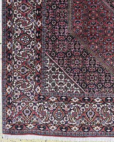 27049139b - Bidjar fein, Persien, Ende 20.Jhd, Korkwolle auf Baumwolle, ca. 200 x 200 cm, EHZ: 2 ...