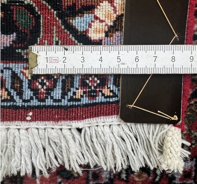 27049139g - Bidjar fein, Persien, Ende 20.Jhd, Korkwolle auf Baumwolle, ca. 200 x 200 cm, EHZ: 2 ...