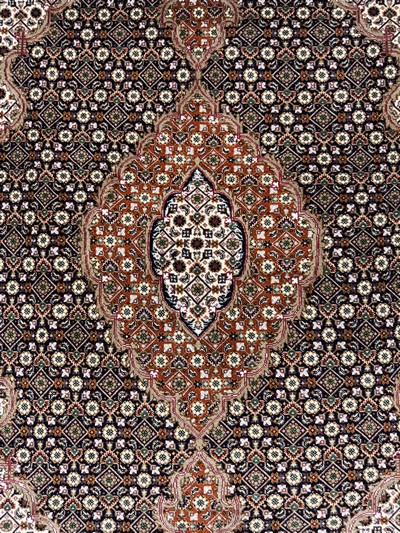 27049142c - Täbriz fein(50 Raj), Persien, Ende 20.Jhd, Korkwolle mit Seide, ca. 155 x 100 cm, ca. ...